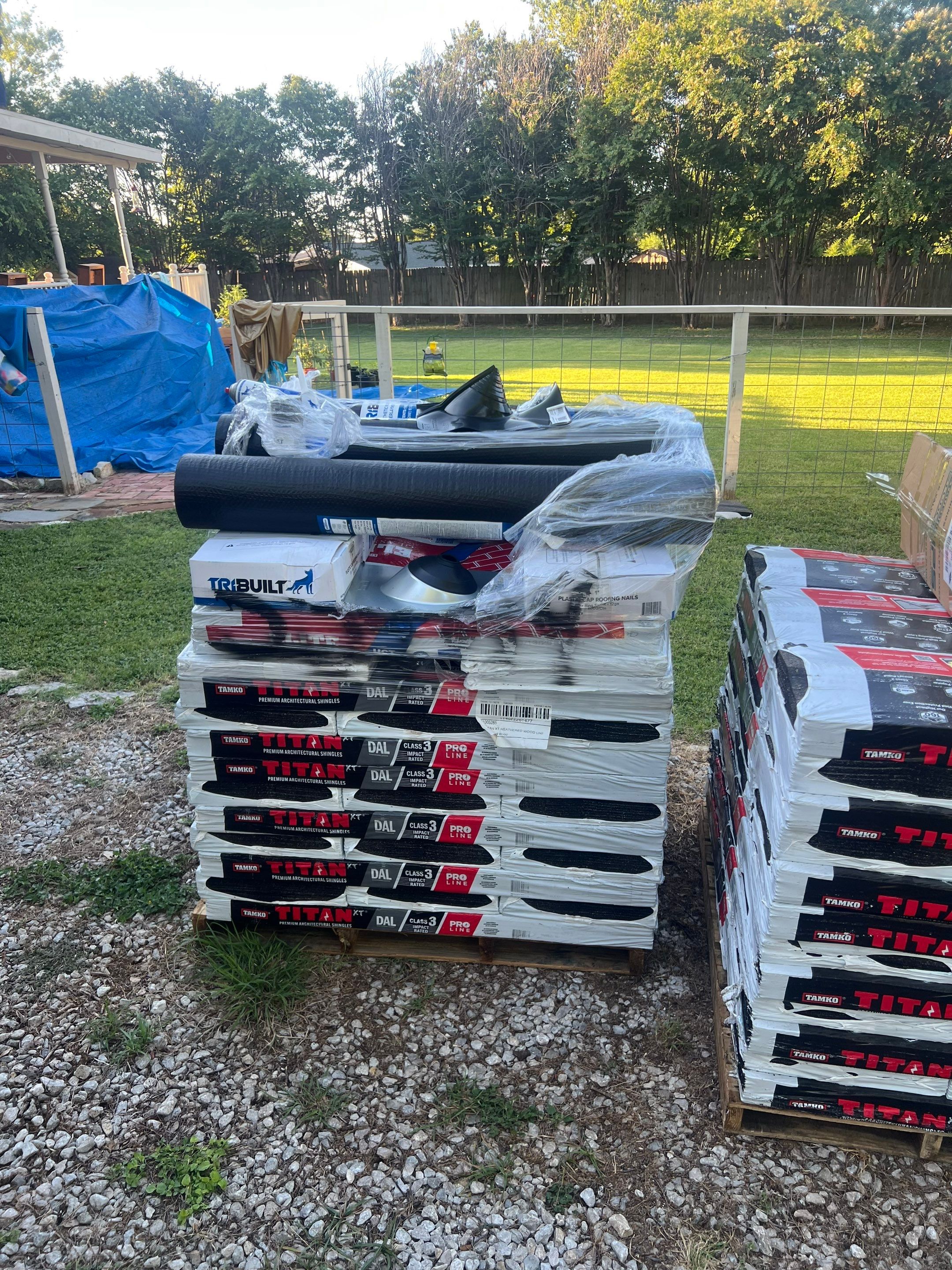 Project in Granbury by Lonestar Roofing and Restoration LLC.