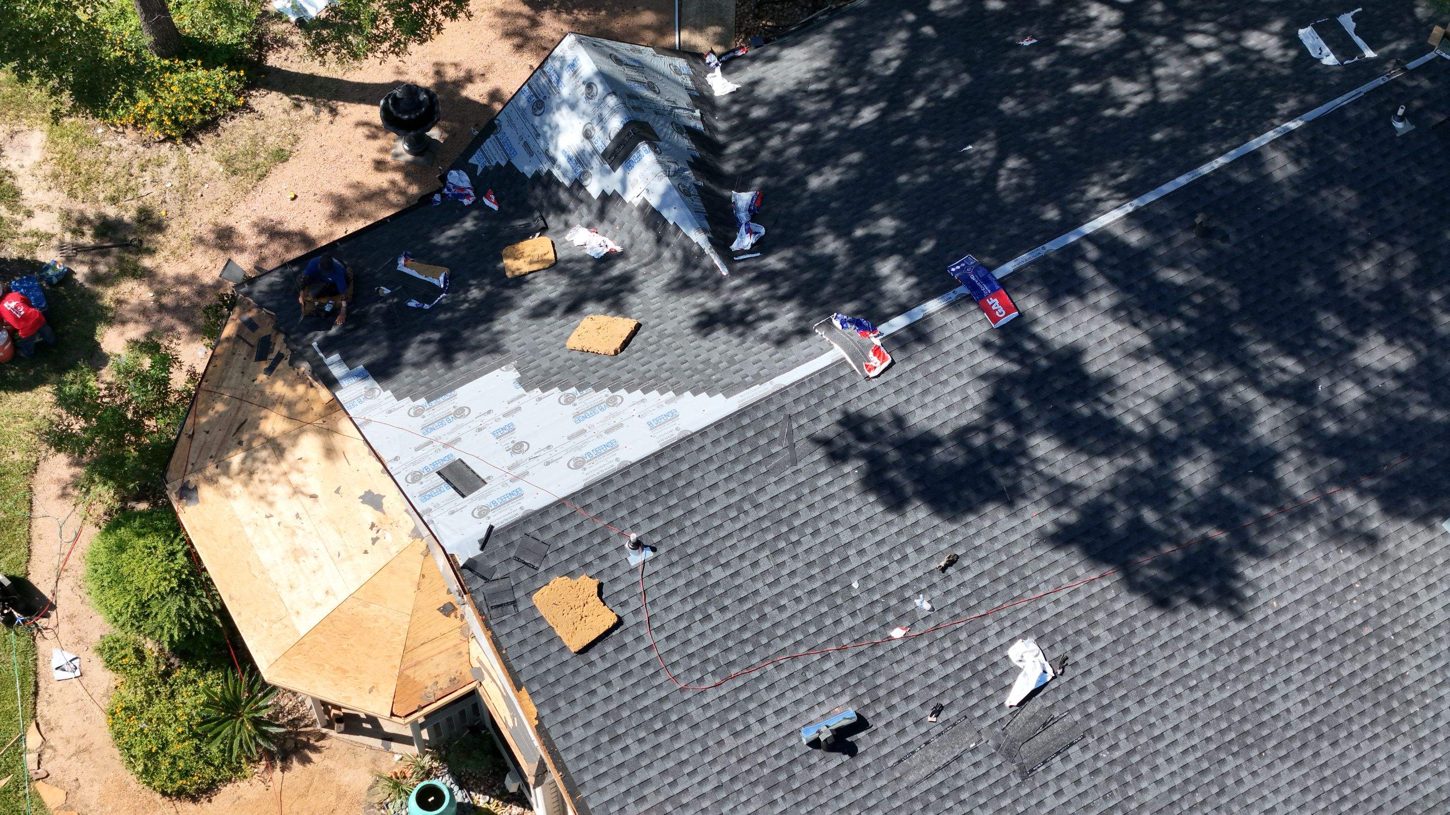 Roof Replacement with Fascia & Soffit Repairs — Conroe, TX by PL Roofing & SB Roofing, LLC.