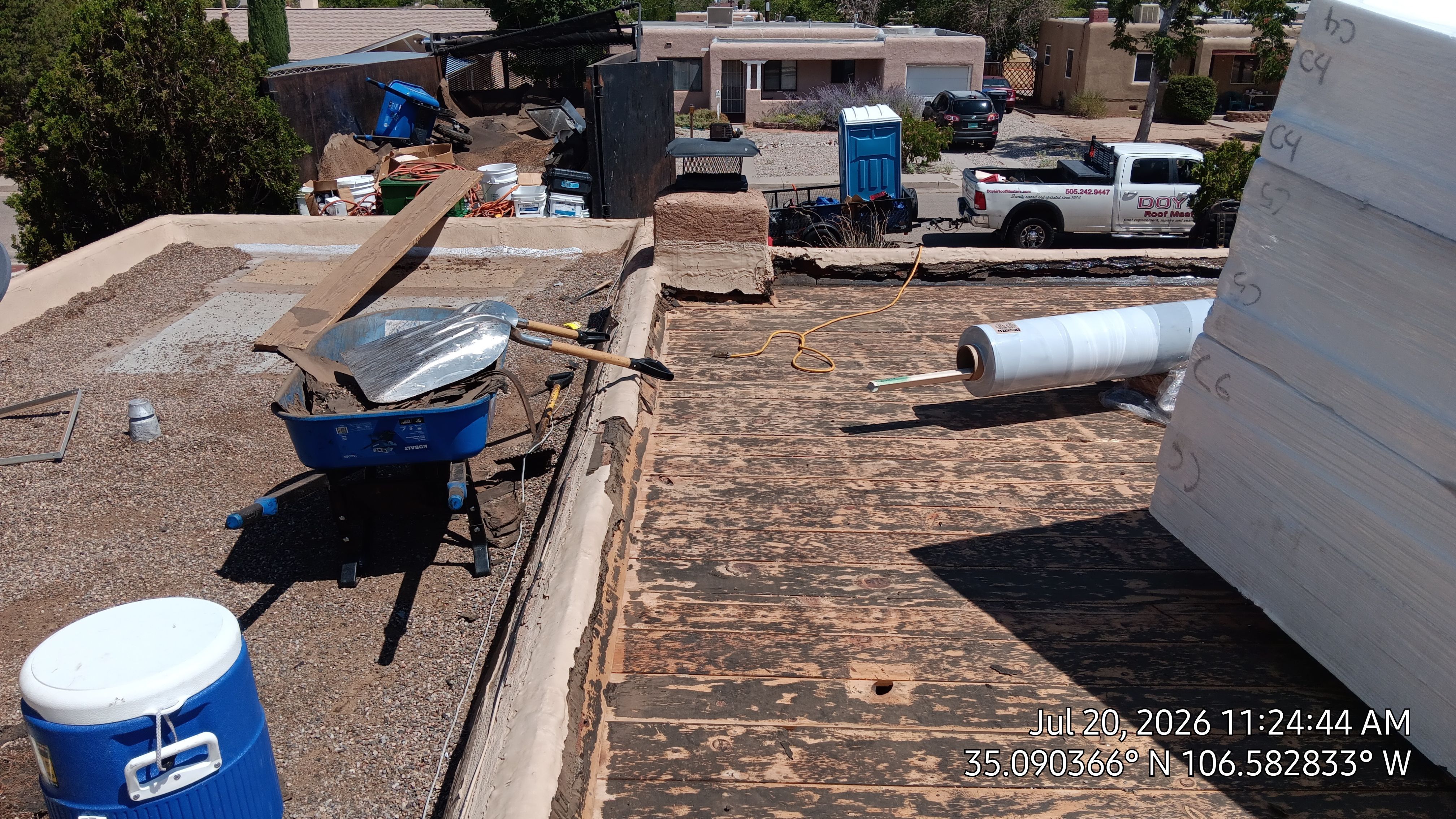 Albuquerque TPO Roof Replacement With EPS Taper slope by Doyle Roof Masters Inc
