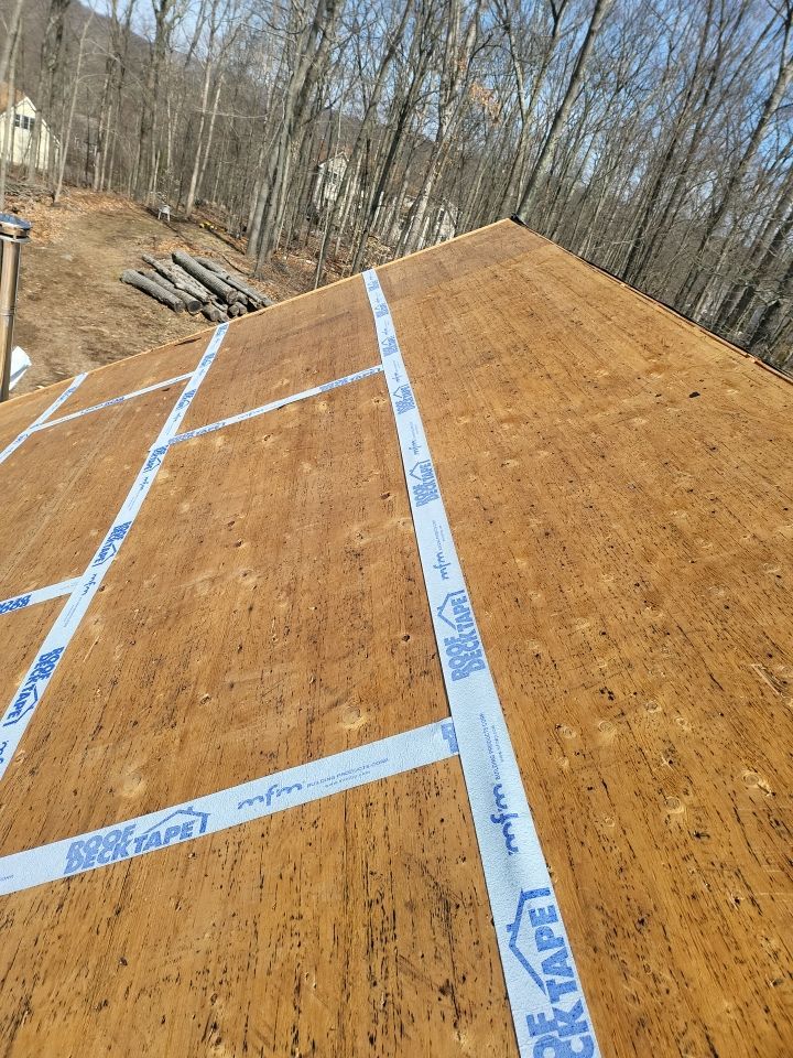 Residential Roofing Installation using Owens Corning TruDefinition Williamsburg slate by A Plus Exterior