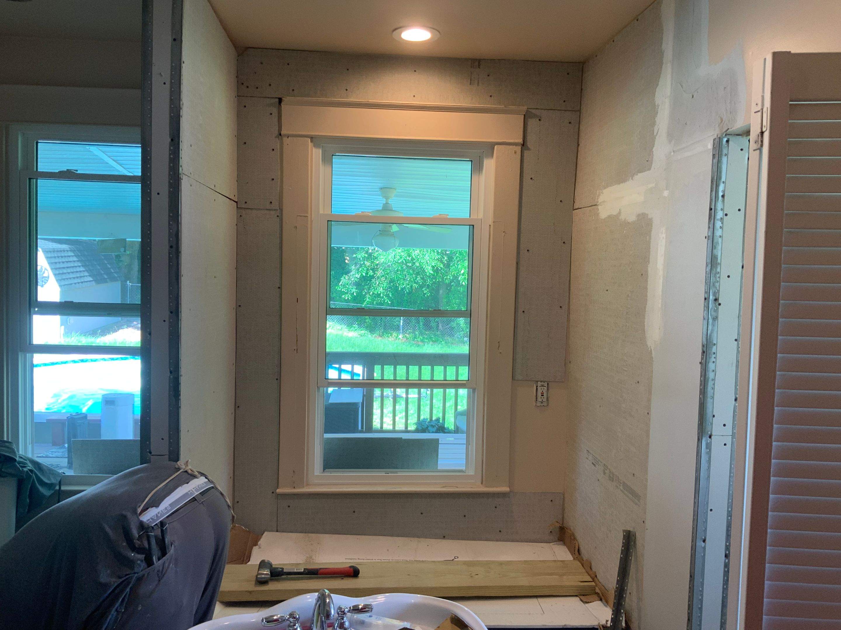 Bathroom Remodel using New Bathroom Tile and Tube by Alpha Design Services