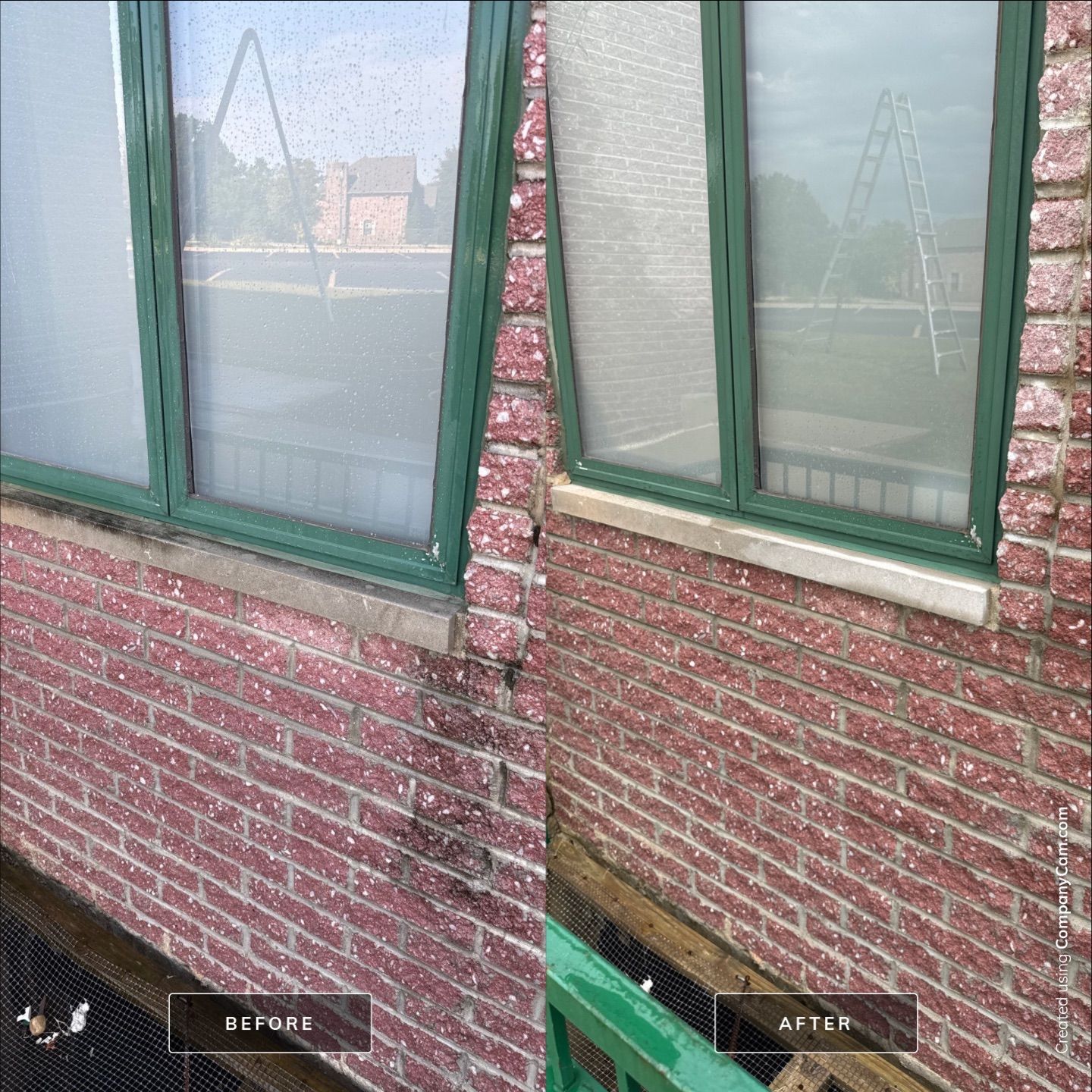 Commercial Exterior Building Wash  by Simmons Power & Soft Washing