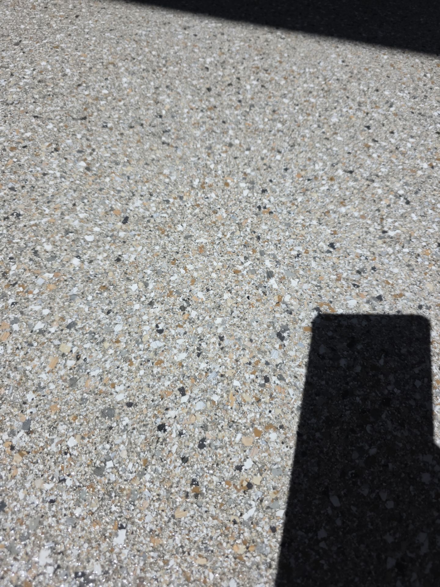 Garage Transformation using Claystone Hybrid by Croc Coatings, LLC