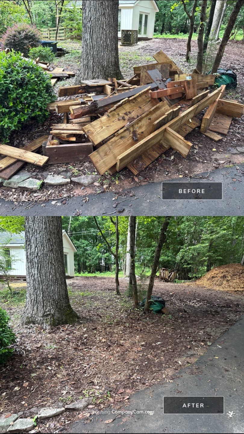 Project in Waxhaw by Badger Hauling