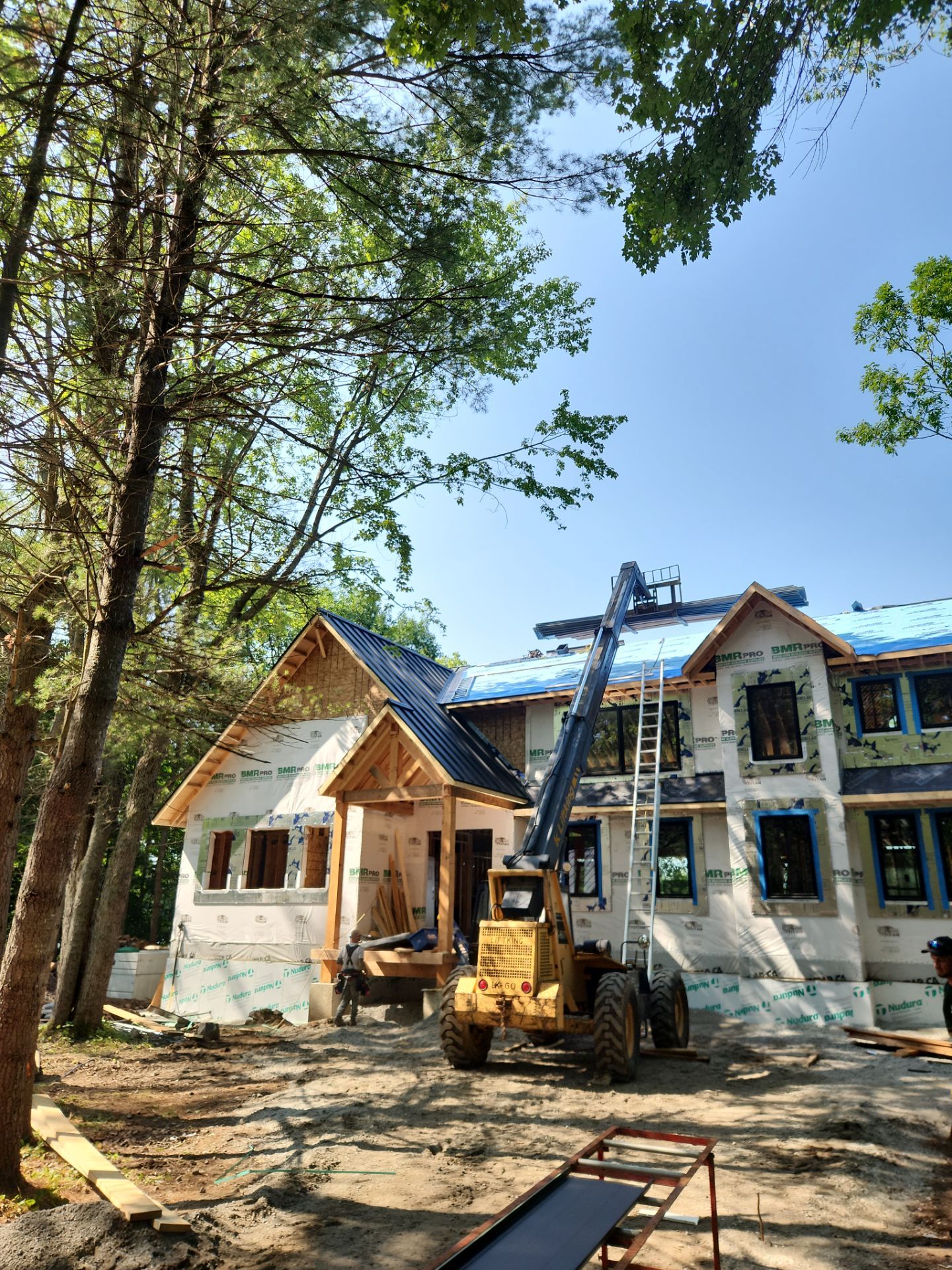 Custom Home Roofing – Matte Black Standing Seam by Jay Carter Roofing & Sheet Metal