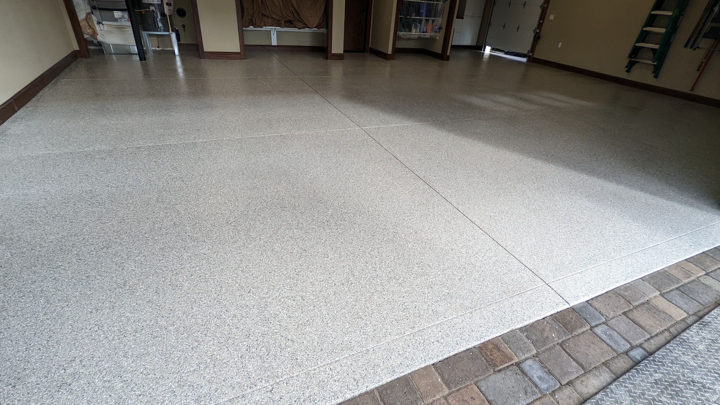 Garage Transformation using Mt Everest by Croc Coatings, LLC