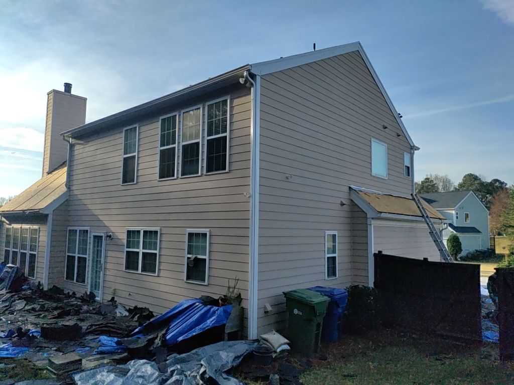 Residential Roofing Installation using Timberline HDZ Hickory  by Inspector Roofing and Restoration
