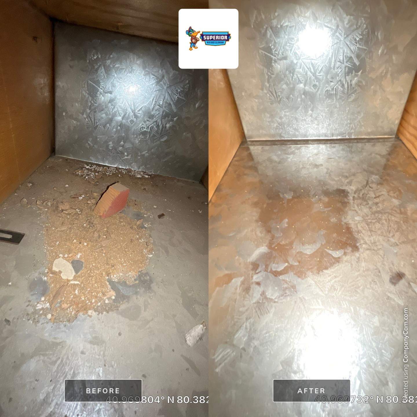 Air Duct Cleaning With a Vacuum Truck in New Castle, PA by Superior Air Duct Cleaning