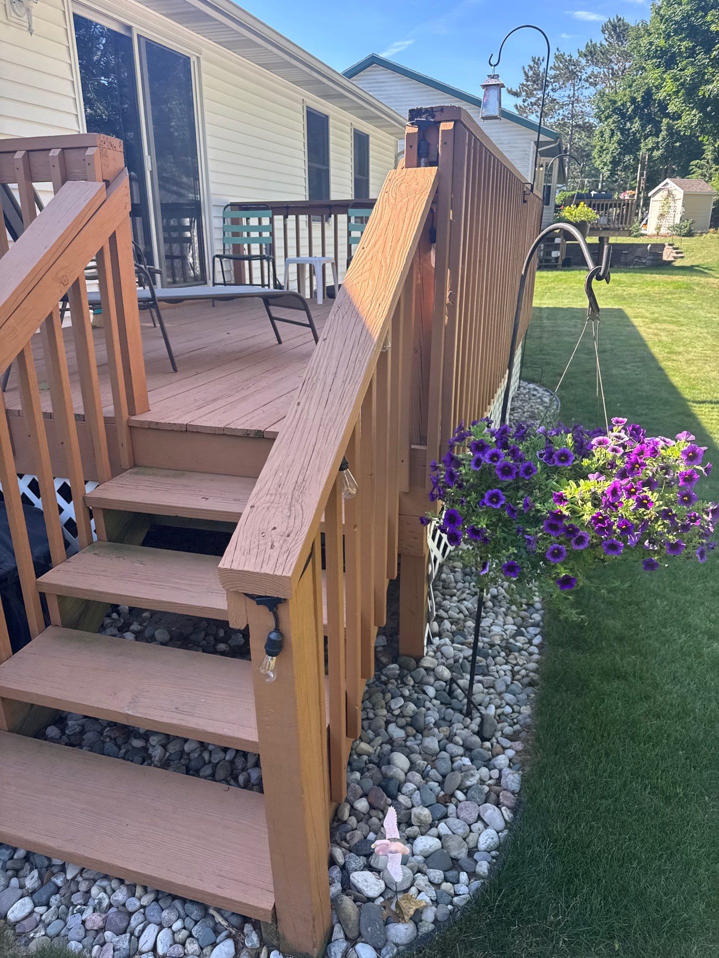 Deck Pressure Washing and Staining in Norton Shores Michigan! by Gordon Painting