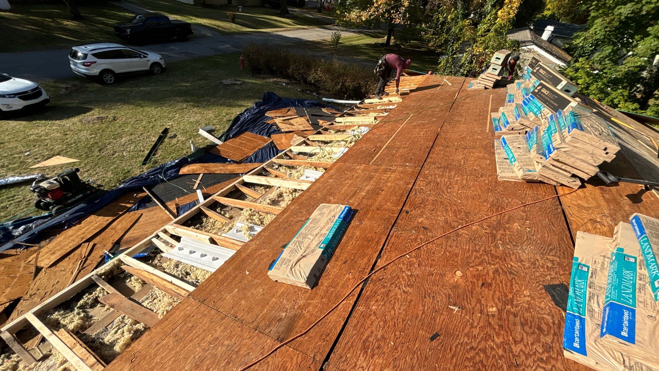 Roof Replacement using CertainTeed Landmark by 180 Contractors