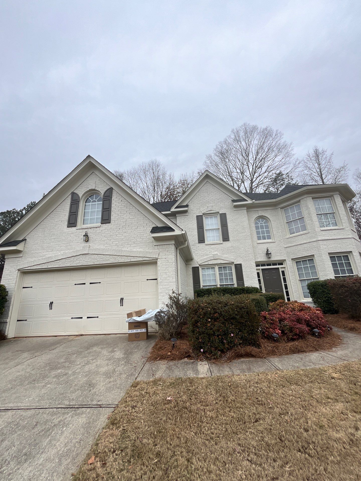 Exterior Painted Brick In Suwanee by Five Star Painting