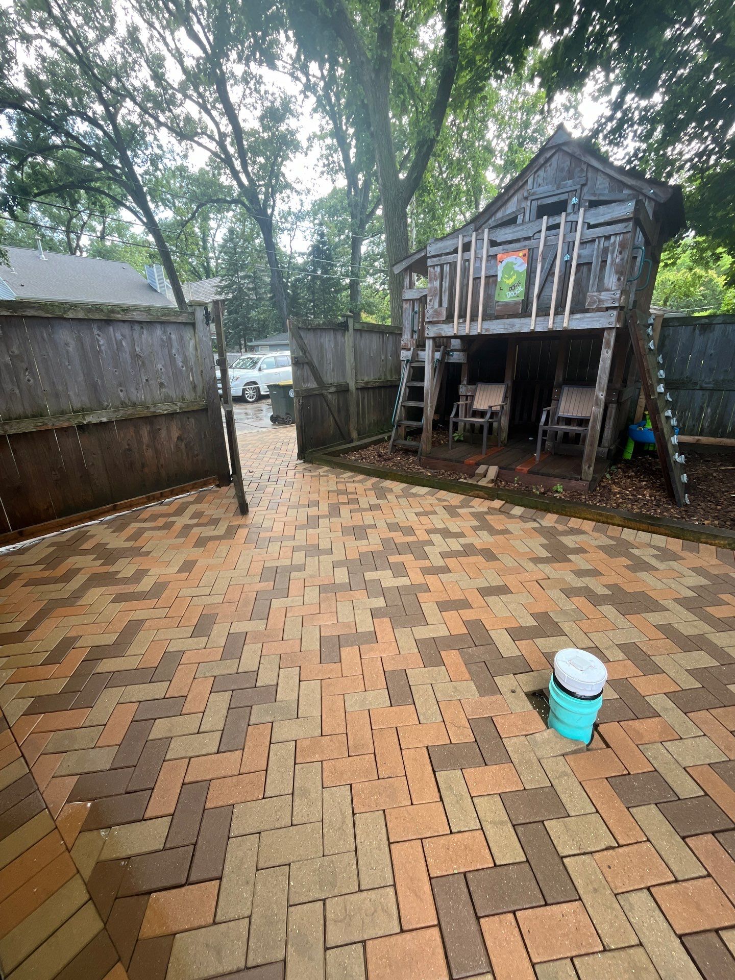 brick paver repair  using Structure bond Techniseal by Northern Power Washing LLC.