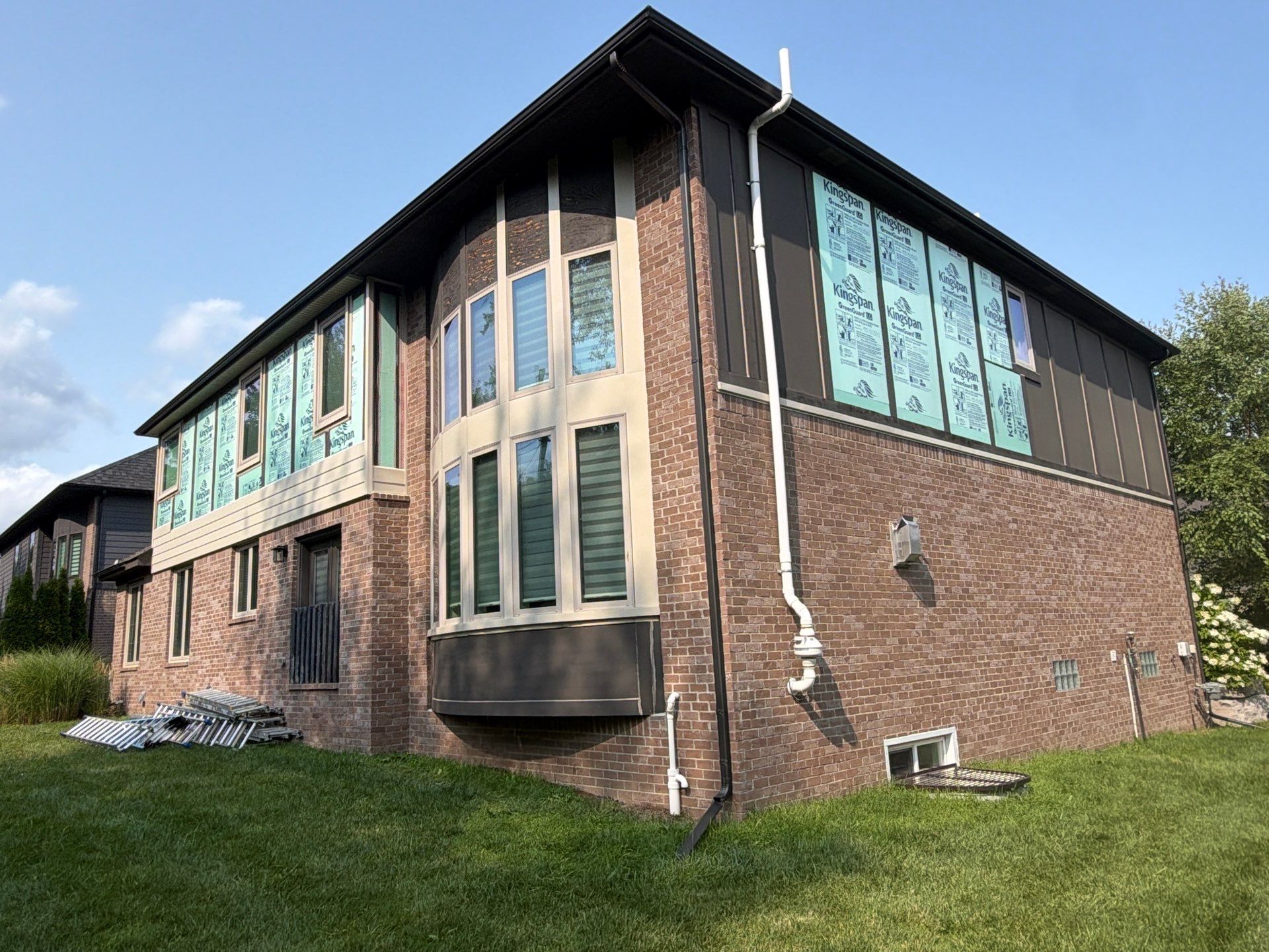 Siding Replacement using Alside S7 Cedar Mill Grain Composite by 180 Contractors