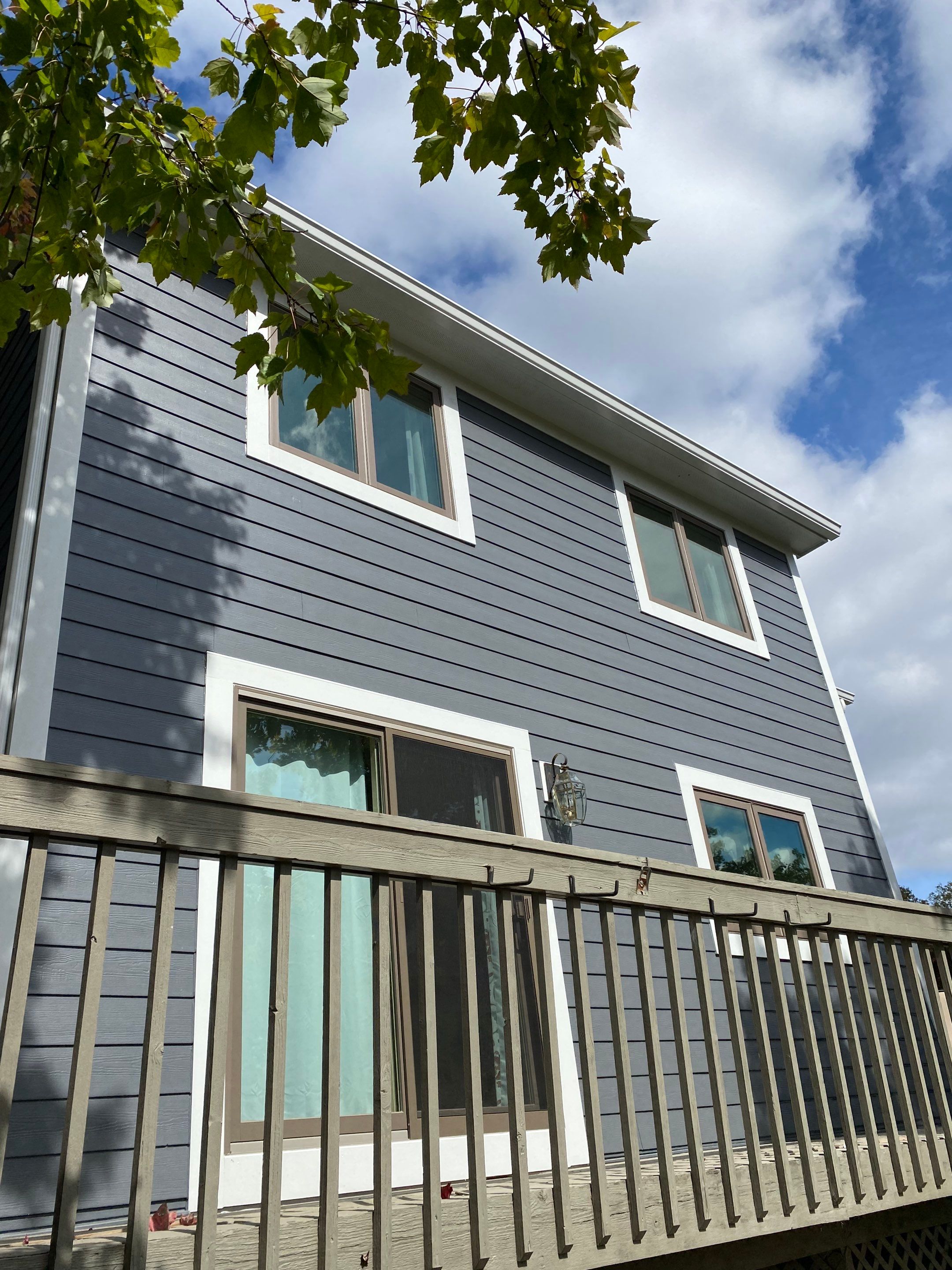 Siding Installation using James Hardie Fiber Cement Lap Siding by Best Exteriors Inc