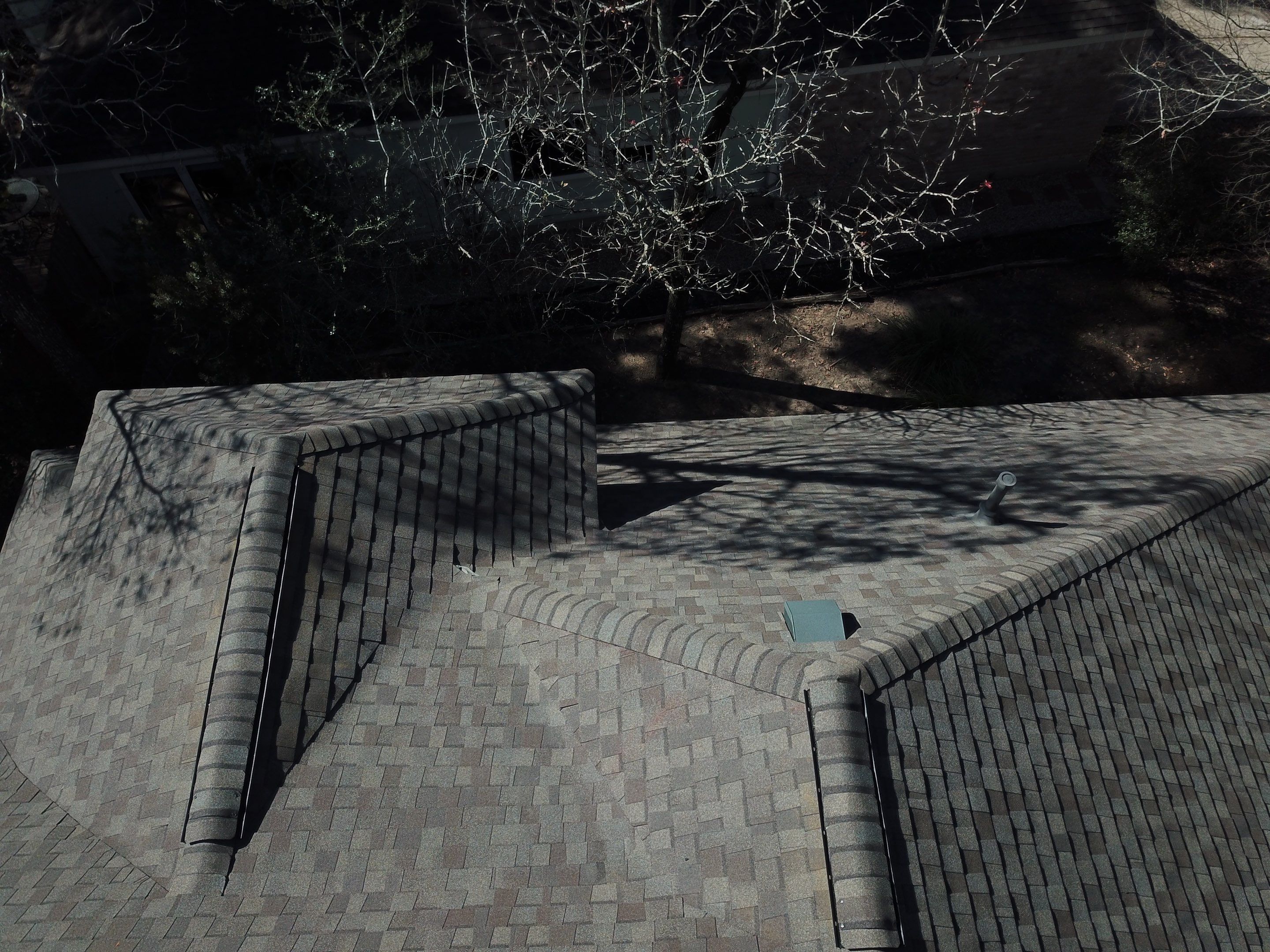 OC Duration Driftwood by HHH Roofing & Construction