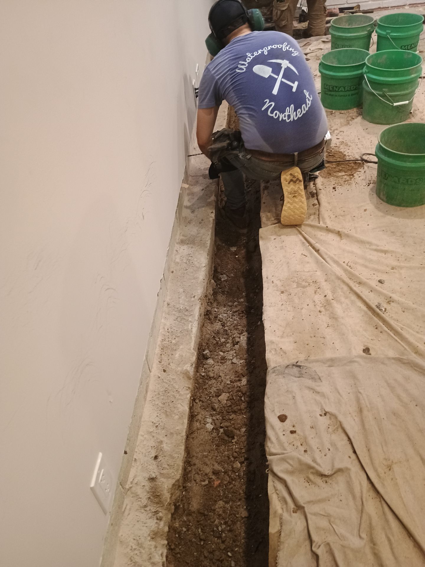 Interior Drain Tile & Sump Pump in Northwest Minneapolis by Waterproofing Northeast