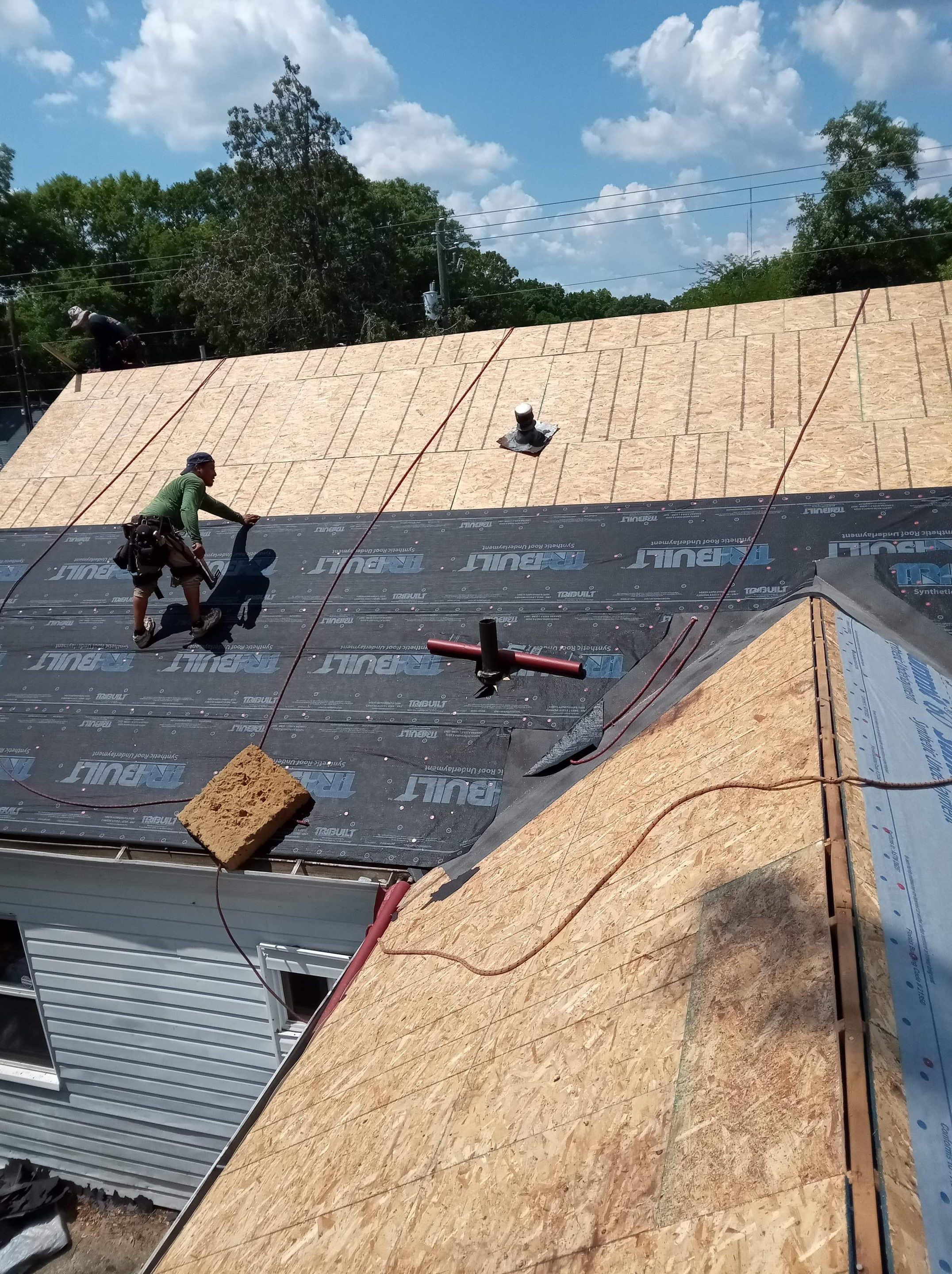 NEW roof, ALL NEW decking, and ALL NEW gutters by Nailed It Roofing & Remodeling LLC