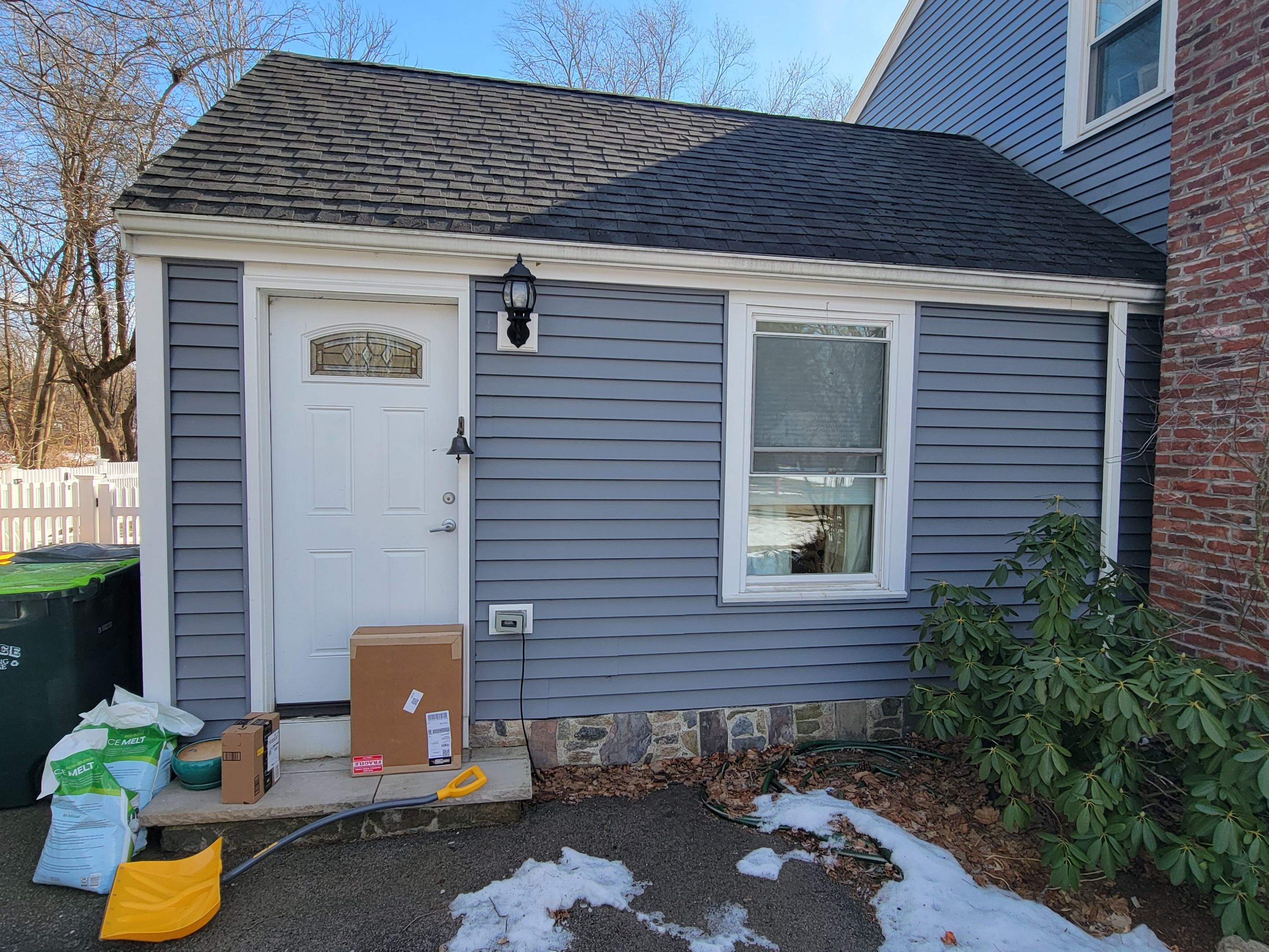 Siding Installation using James Hardie. New ThermaTru entry door and Marvin windows by UBrothers Construction