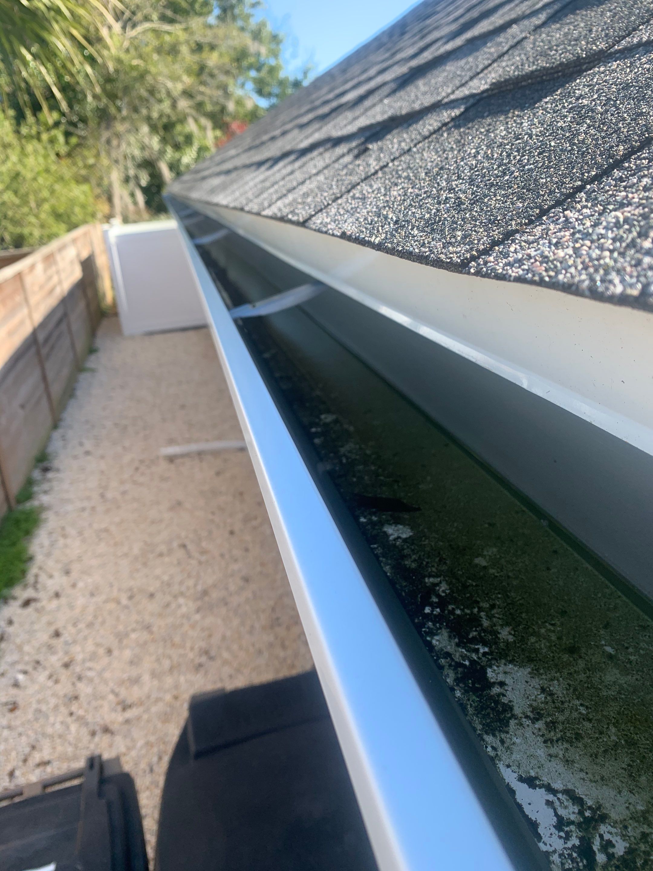 Gutter Installation using K-Style Seamless Gutters in Milton FL by Gutter Professors