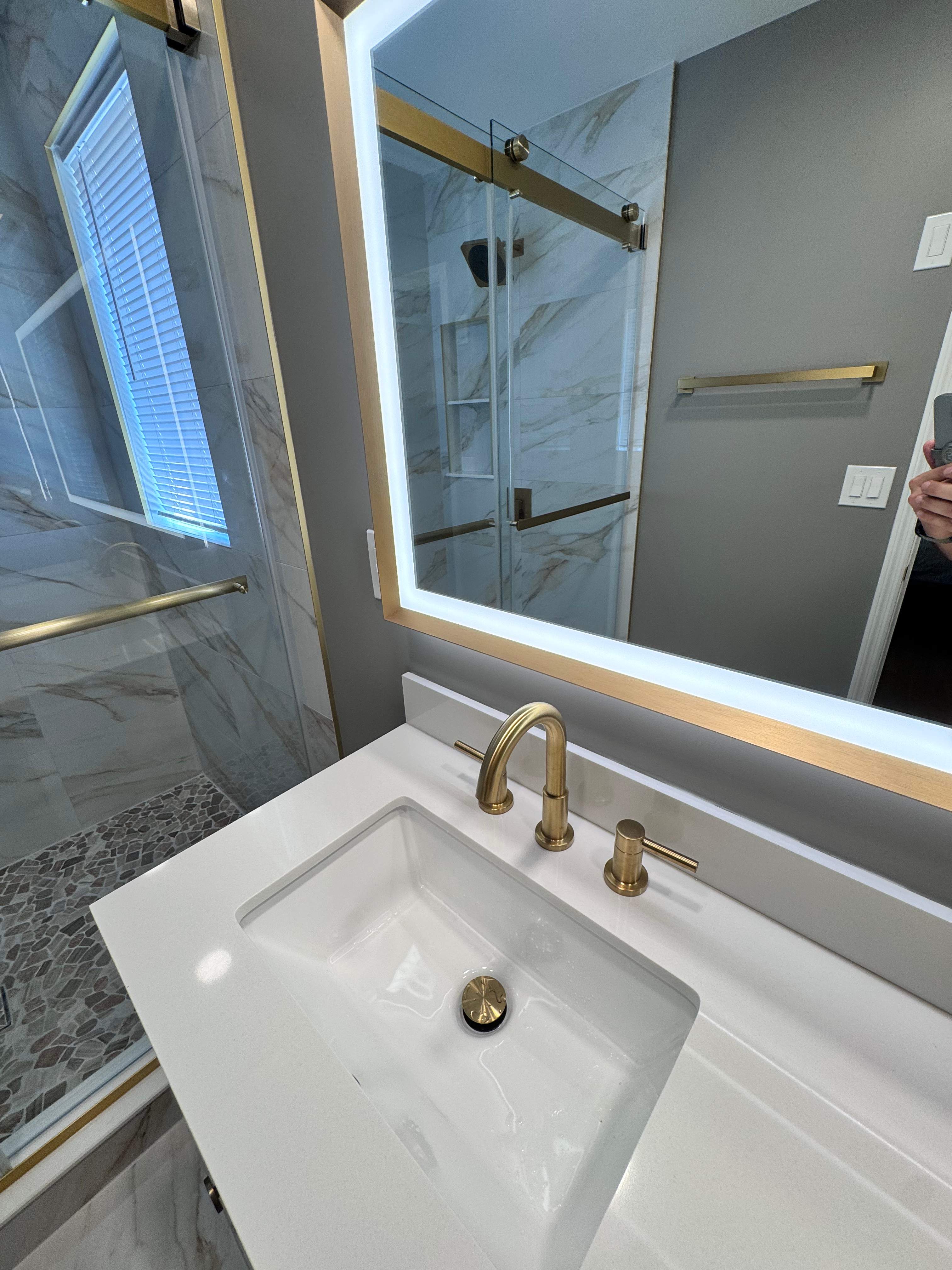 Master bathroom remodel by Prudencio