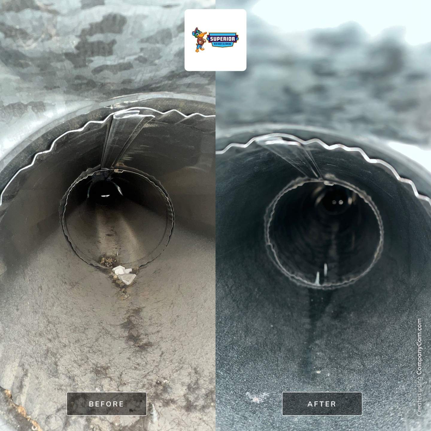 Air Duct Cleaning With a Vacuum Truck in Canfield, OH by Superior Air Duct Cleaning