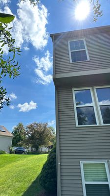 Turtle Shell gutter protection installation in Plainfield, IL 60585, photograph 13