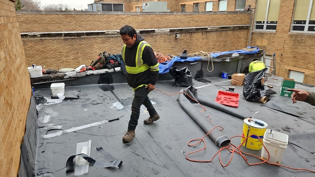 Commercial Roofing Repair using Repair by Absolute Roofing and Construction