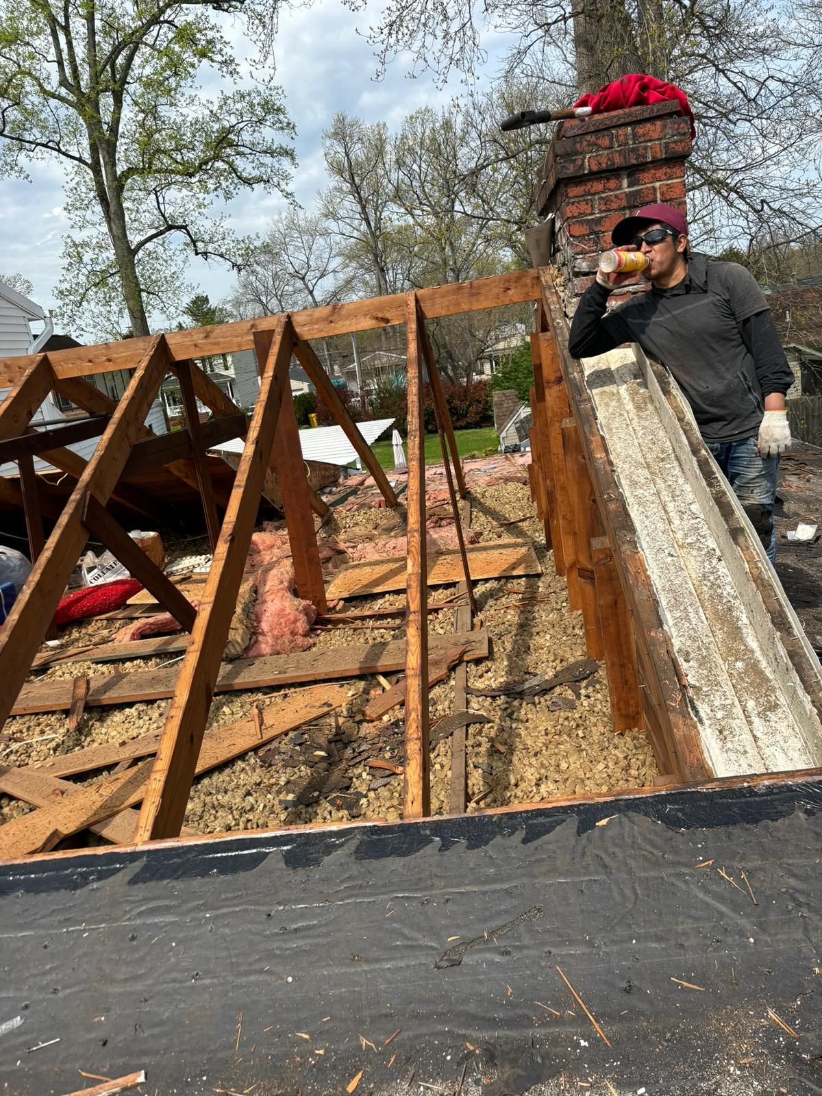 Roof Installation using GAF Timberline HDZ by ExteriorPros