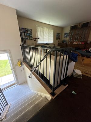 Traditional Interior Iron Railings & Handrails – Residential Interior – Gaithersburg, MD