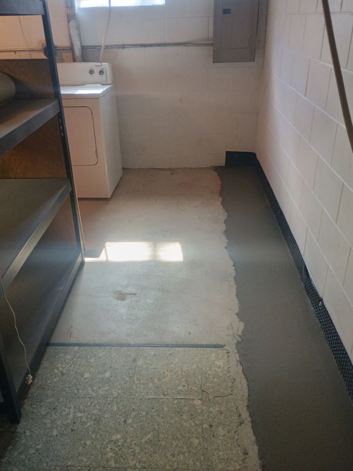 Drain Tile in Roseville for Carston by Waterproofing Northeast
