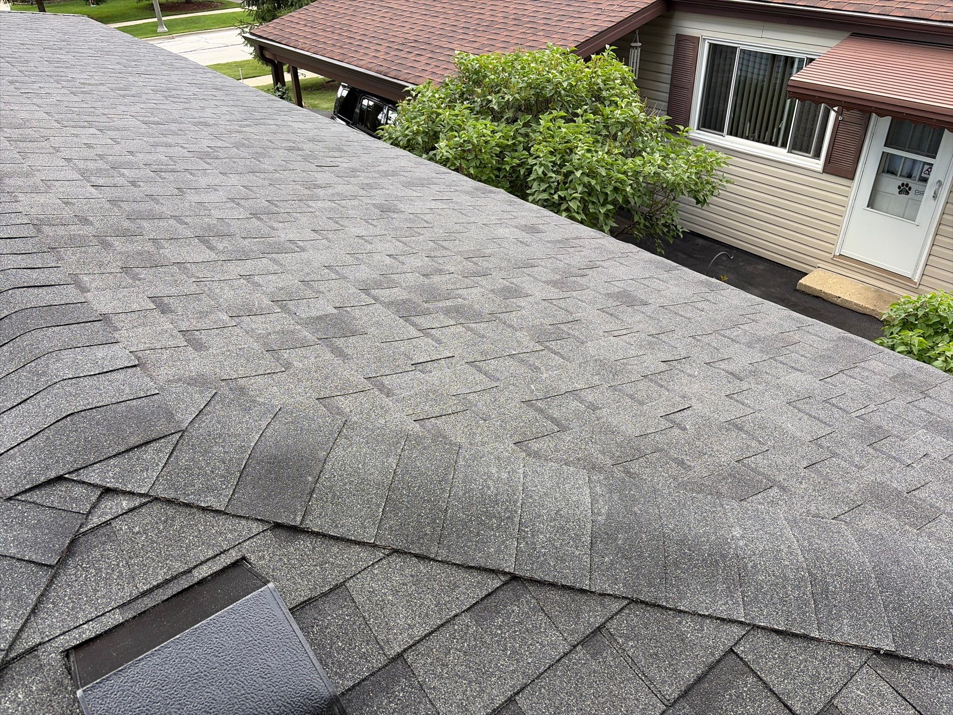 Full Architectural Shingle Roof Installation and Decking Repair in Lombard by Pro Home Services Inc