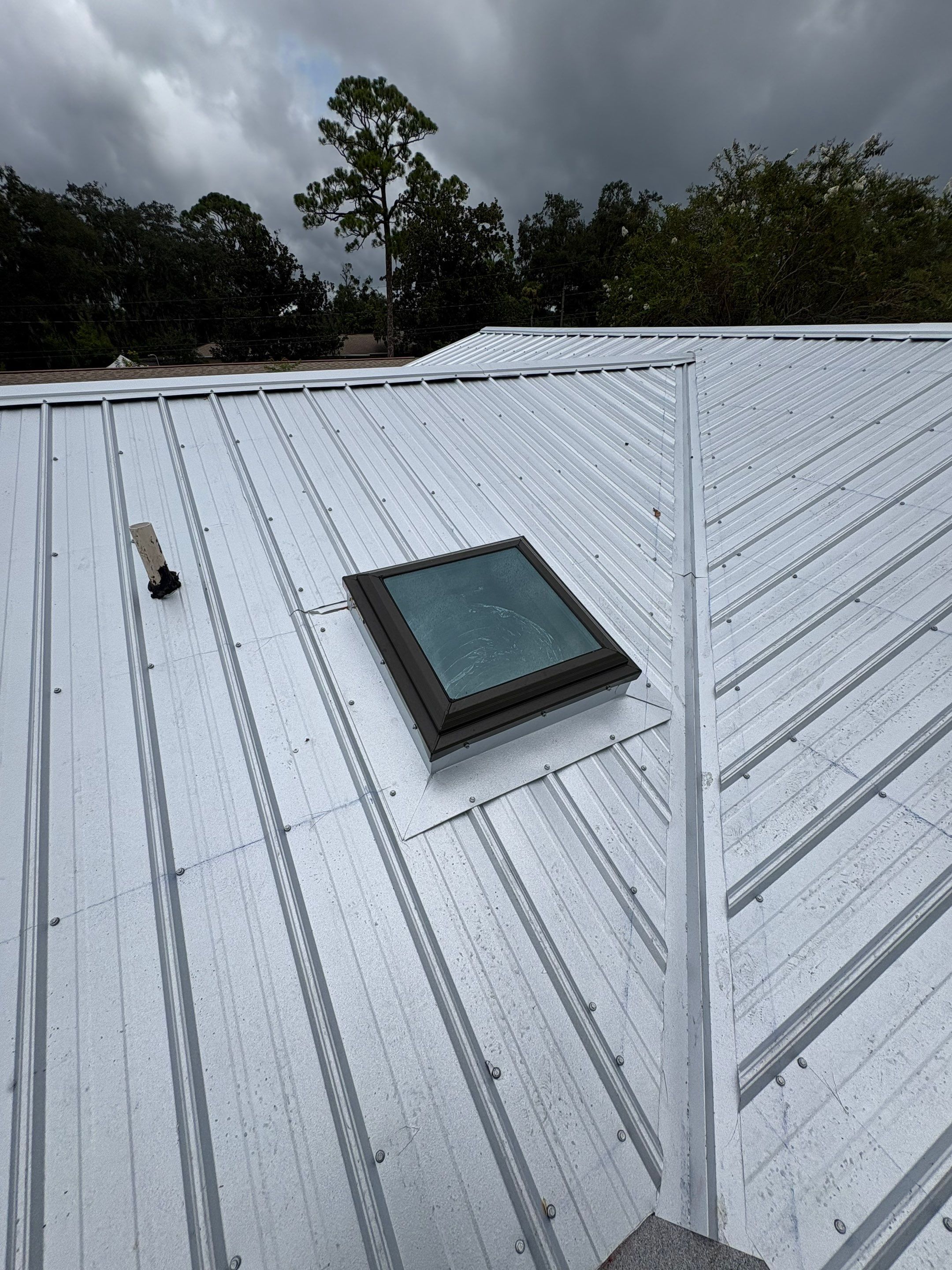Residential Metal Roofing Installation with Ultra Rib Panels in New Smyrna Beach by Pinnacle Roofing Group