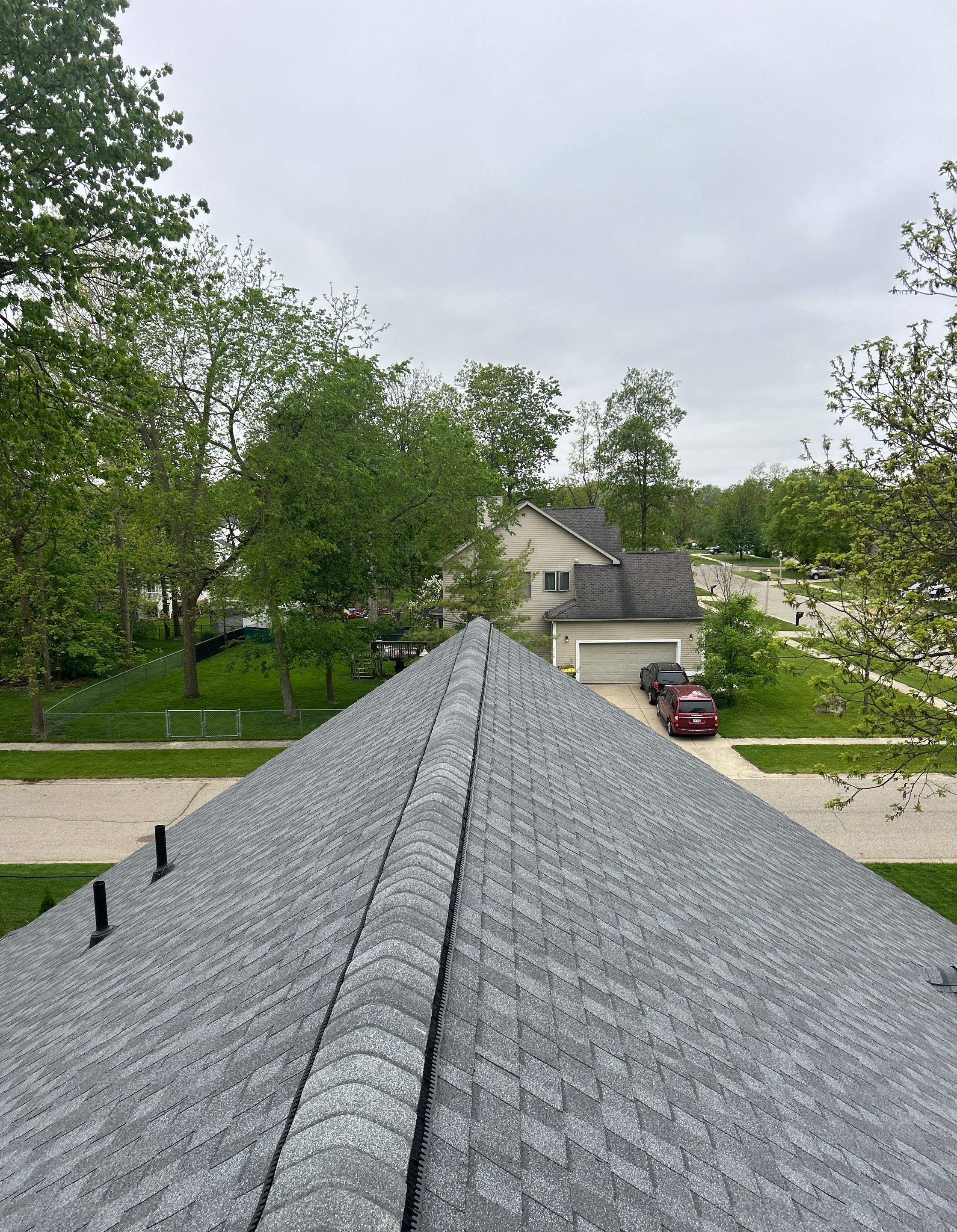 New Roof and Gutters by 42 North Construction, LLC.