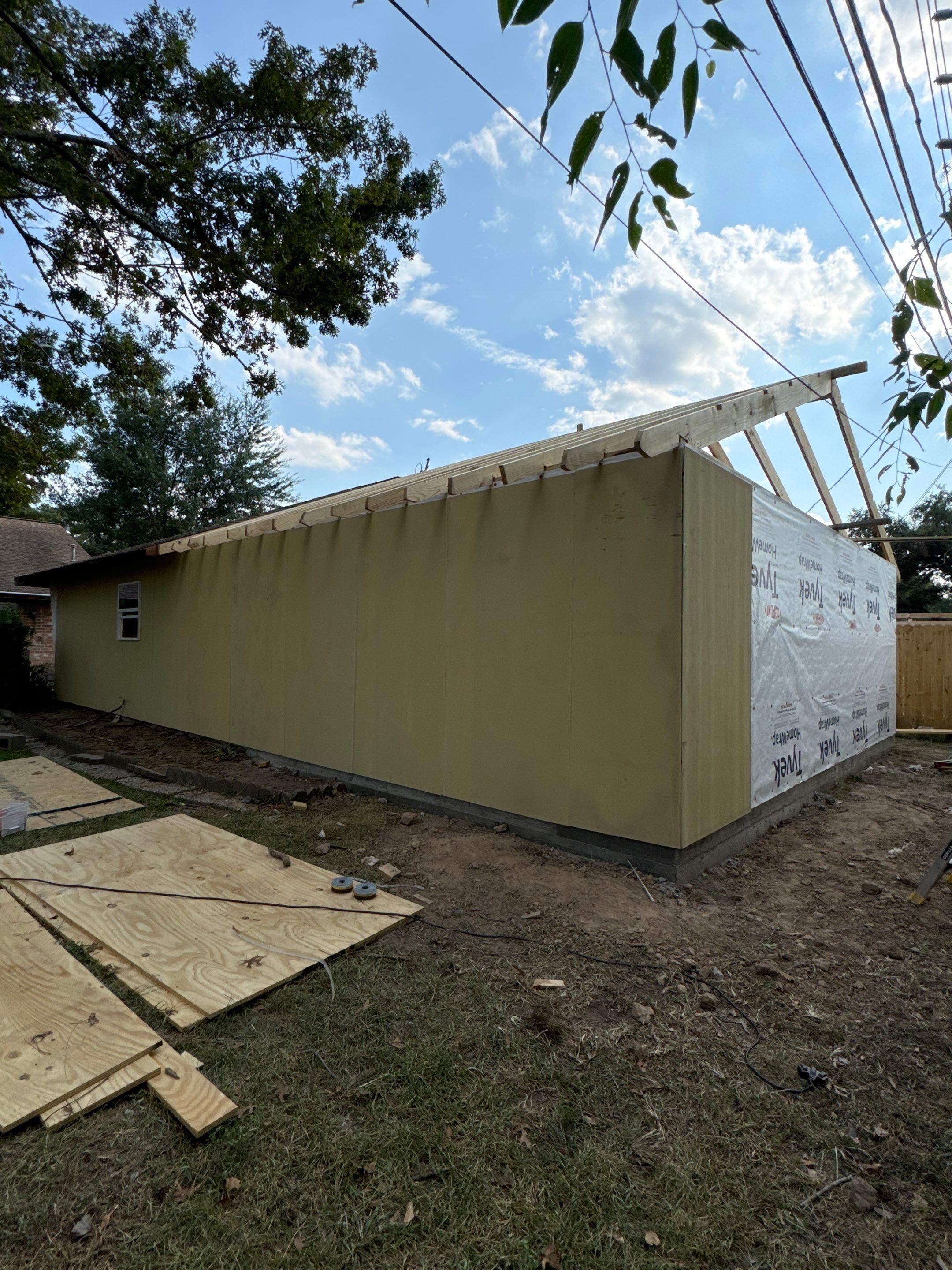 Custom Detached Studio Construction and Interior Finishing in Spring by Rolling Nations