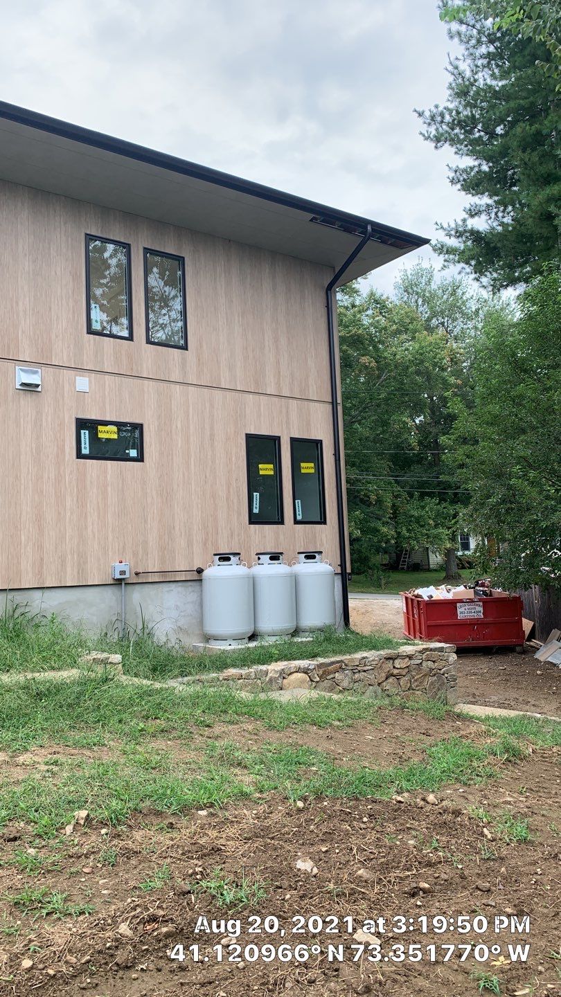 Black Gutters in wesport by A Plus Exterior