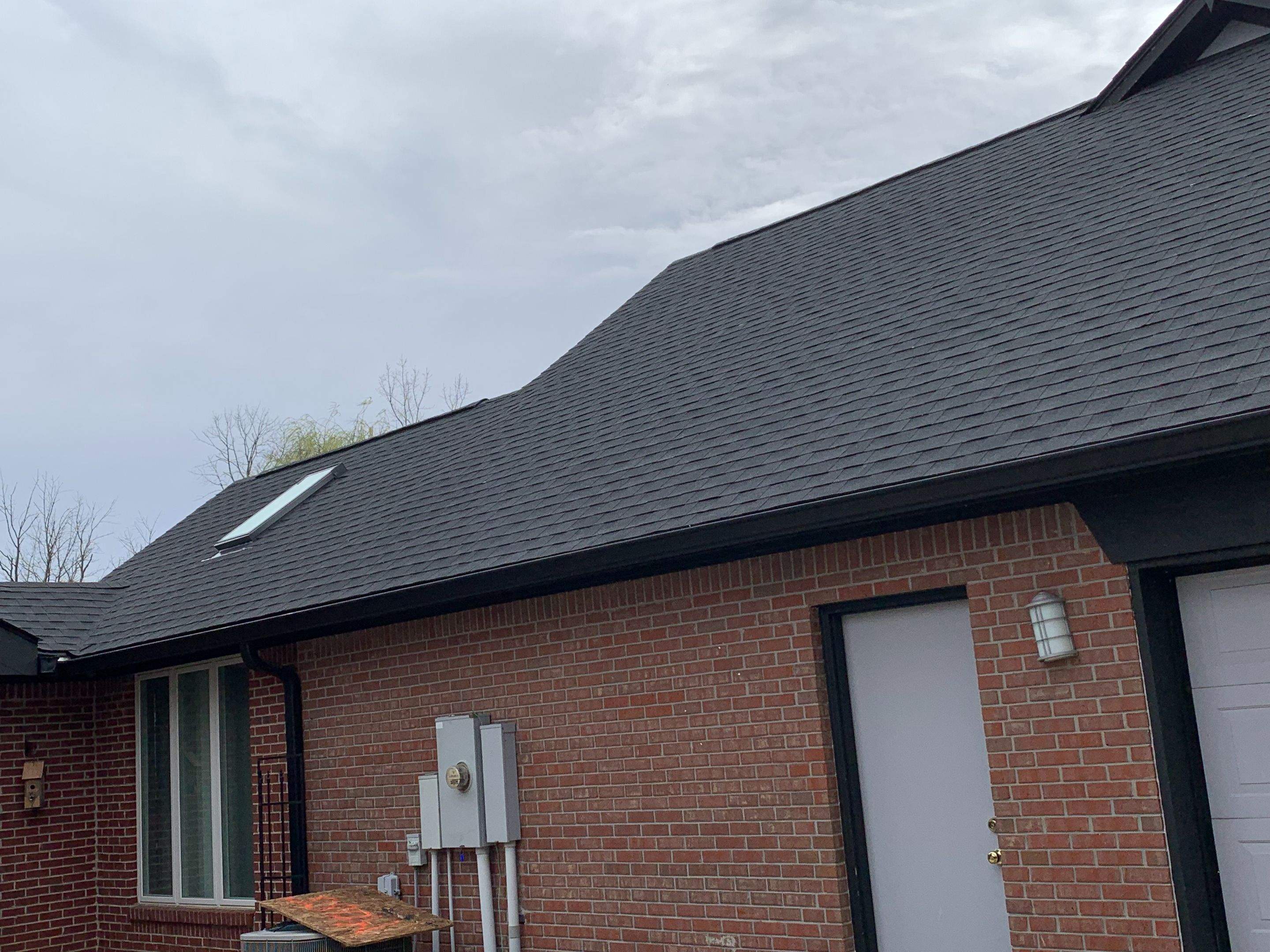Project in New Palestine by Moss Roofing