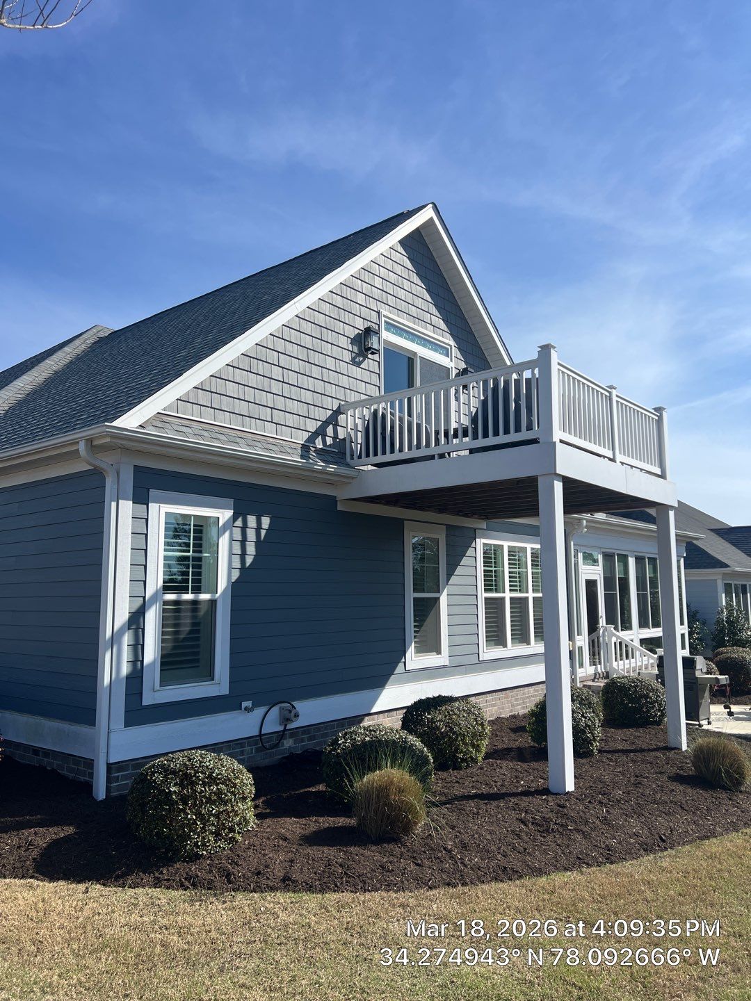 Two-Story Deck & Elevated Porch Construction - Enclosed Porch -Local General Contractor Leland, NC by RGR Construction and Roofing, LLC
