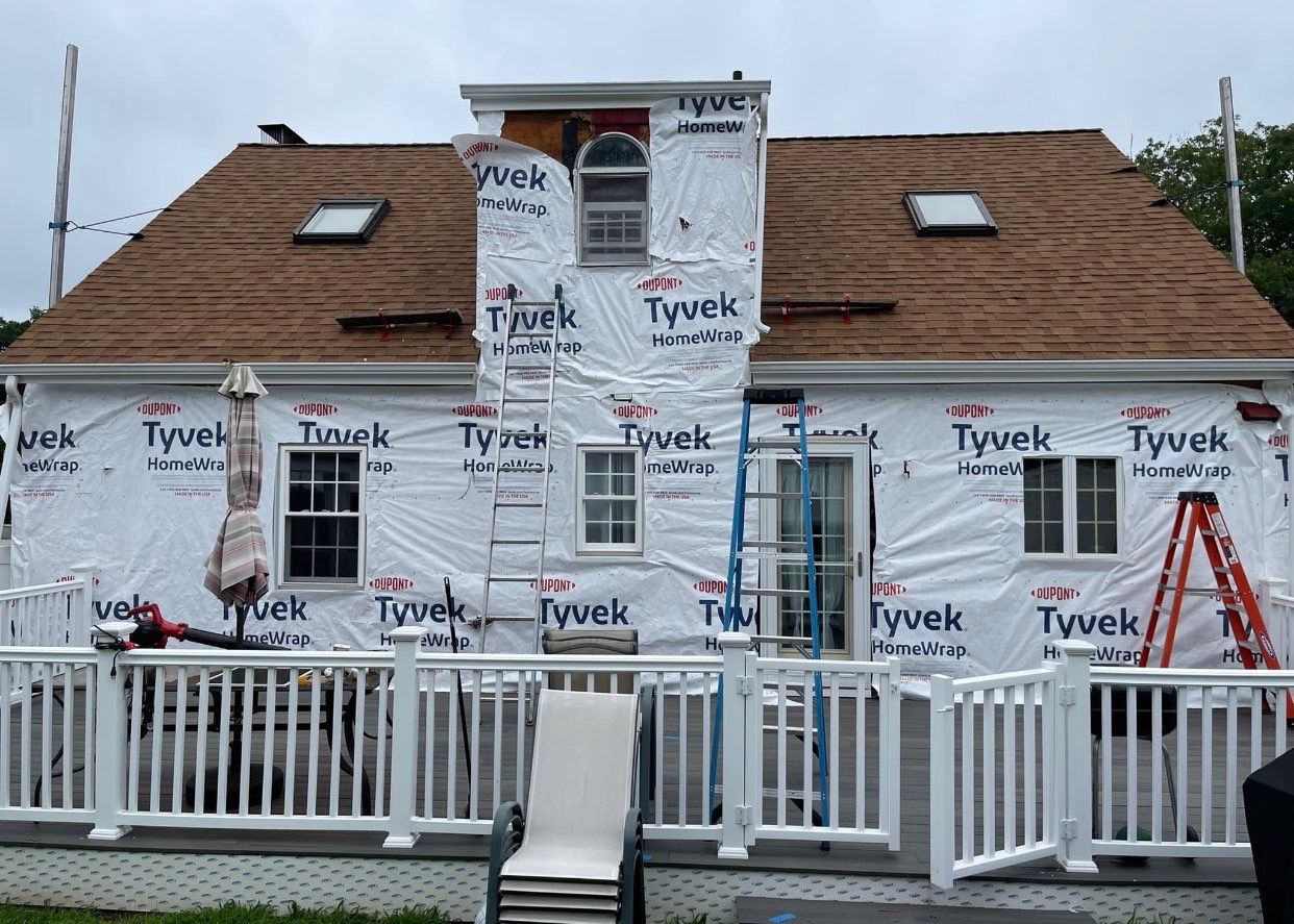 Siding Installation using Royal Building Products Rustic Red by A Plus Exterior