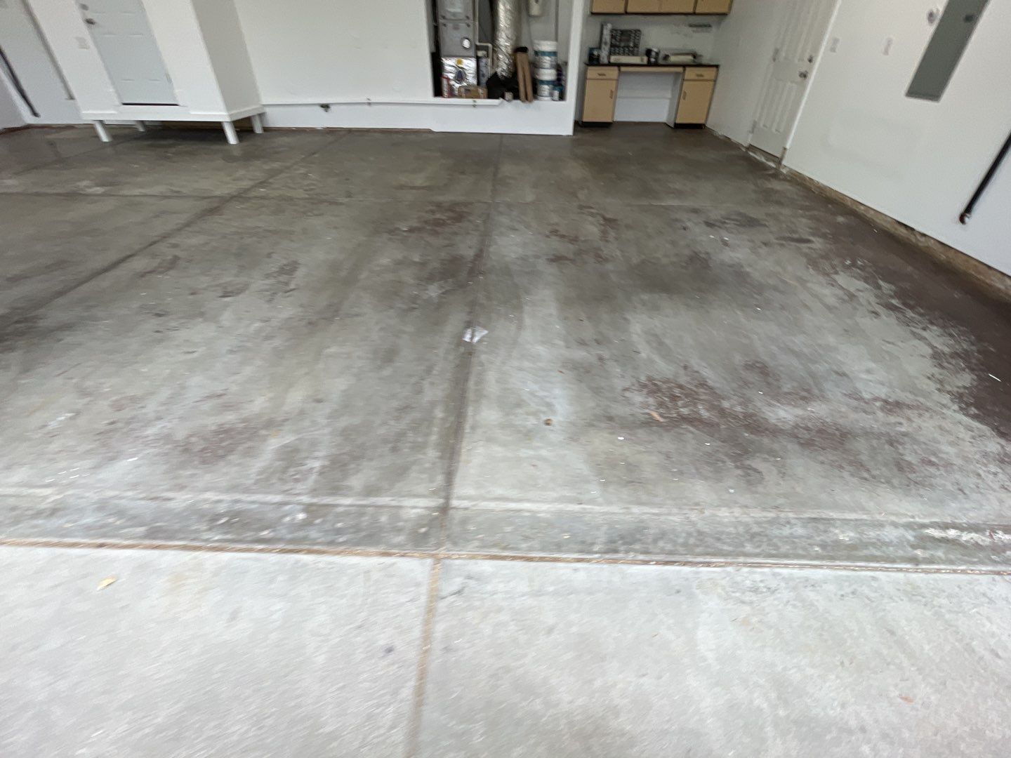 Garage Transformation using Slate Stone by Croc Coatings, LLC