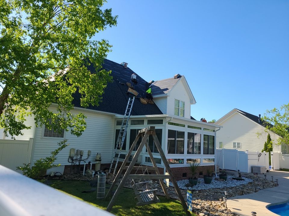 Residential Roofing Installation using High Grade Asphalt Shingles by Carolina Trophy Roofs