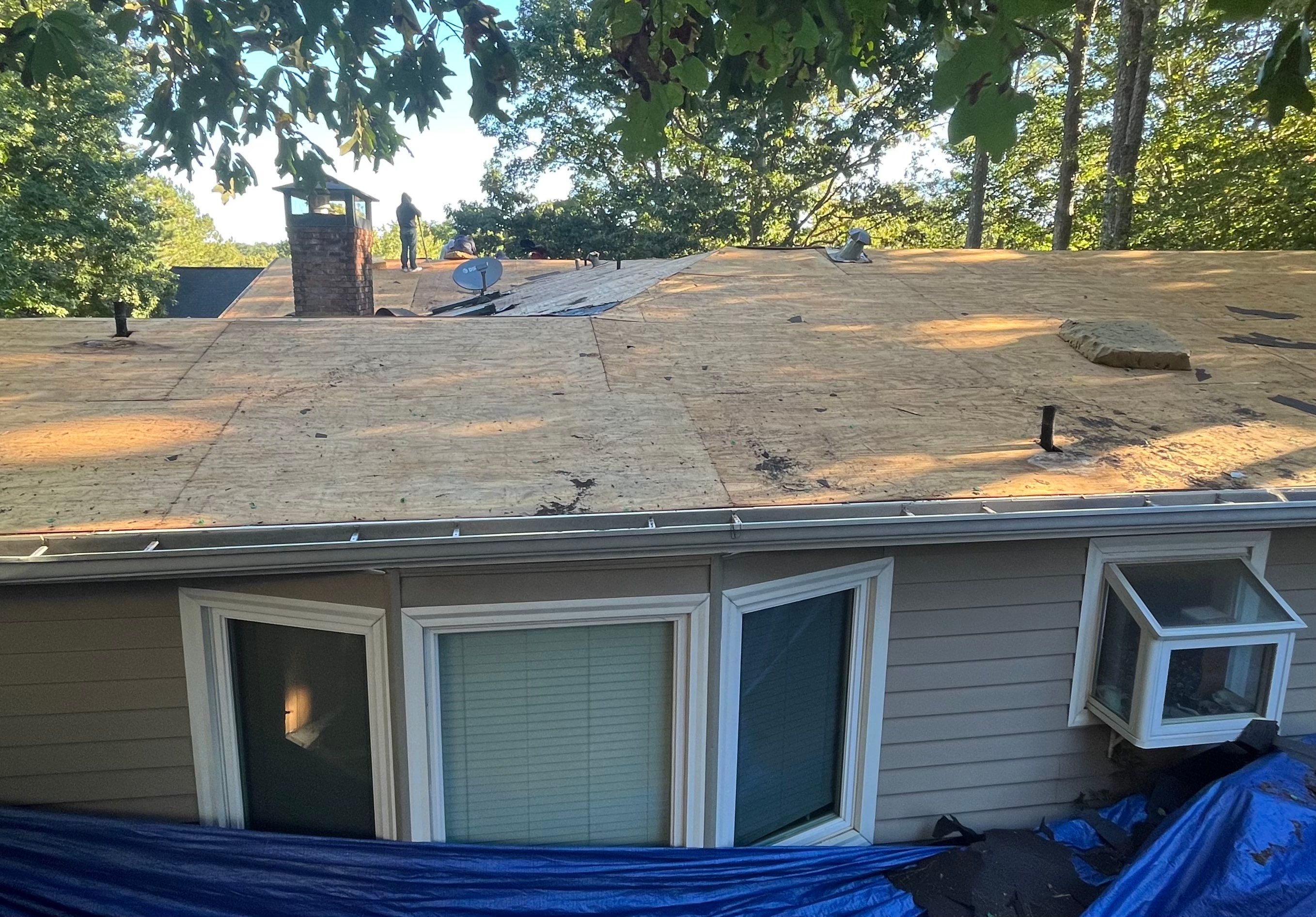 Insurance Roof Replacement & installing upgraded roofing system!  by Nailed It Roofing & Remodeling LLC
