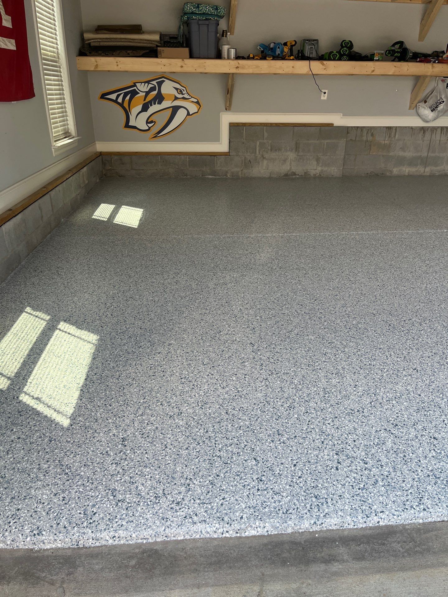 Garage Floor Coating using Tidal Wave by My Garage Floor Guys