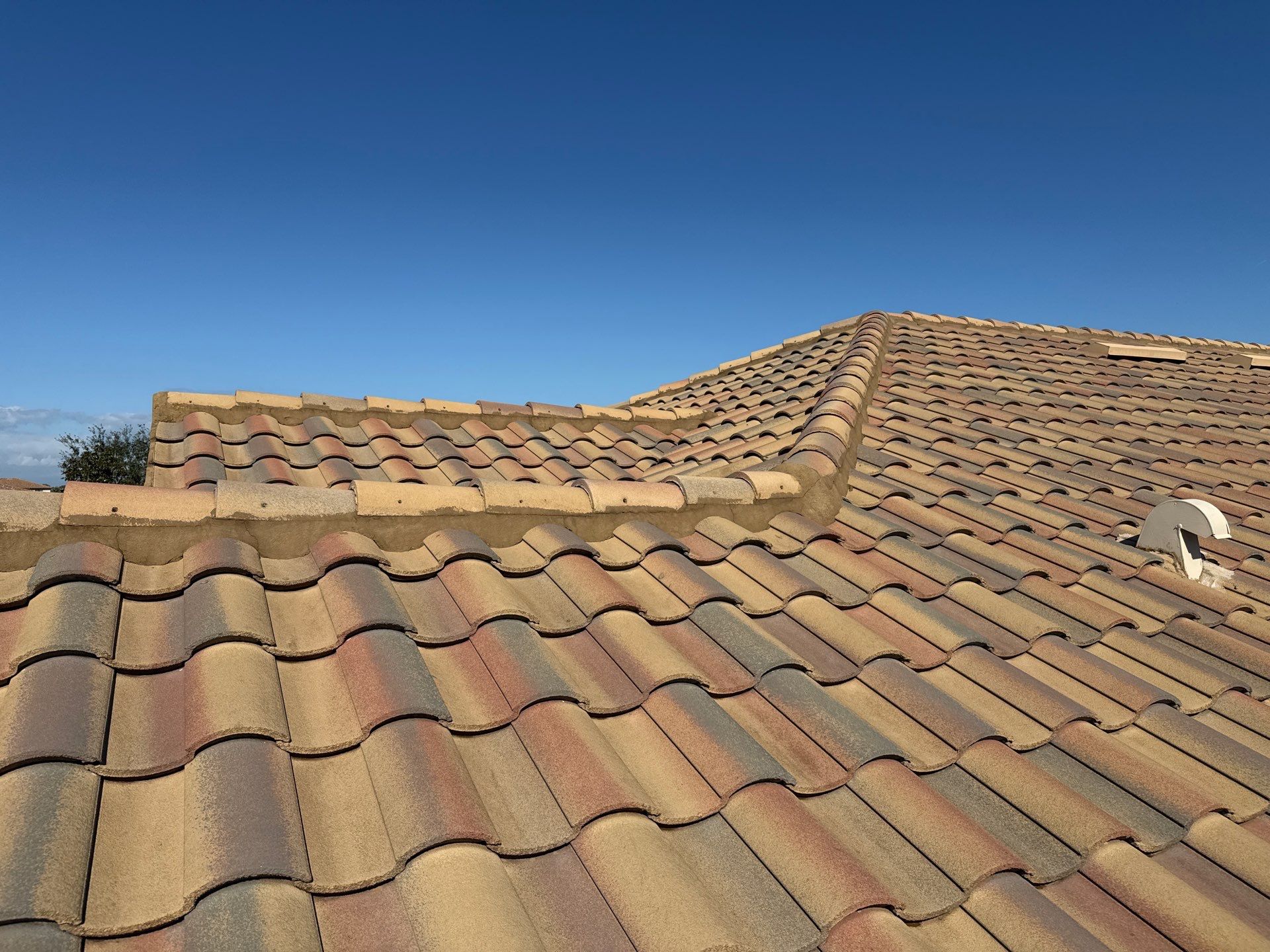 Barrel Tile Roof Cleaning & Paver Driveway Cleaning in River Strand at Heritage Harbour | Bradenton, FL by Sunshine AquaWash
