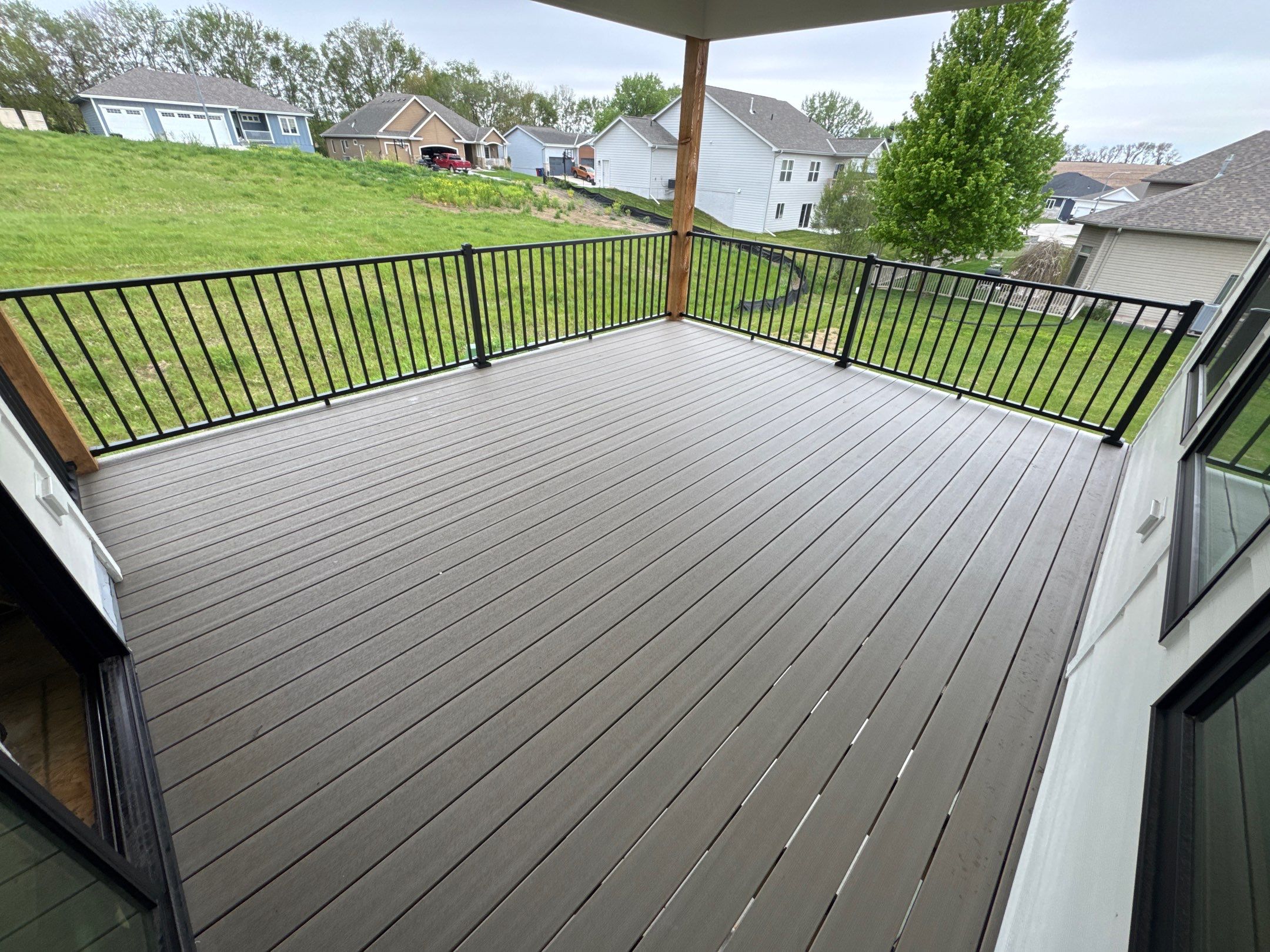 Composite deck using Timbertech by EAGLE EYE ENTERPRISES