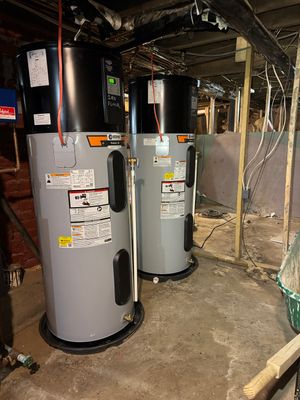 Dual Hybrid Water Heater Install