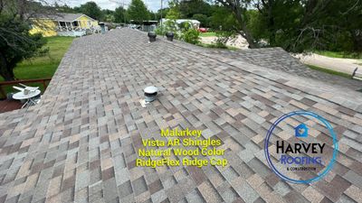Residential Roofing Installation using Malarkey Vista AR