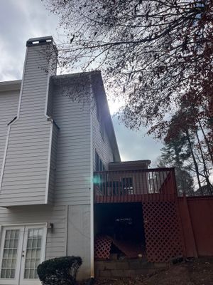 Gutter Replacement with 6" Aluminum Gutters in Marietta, GA