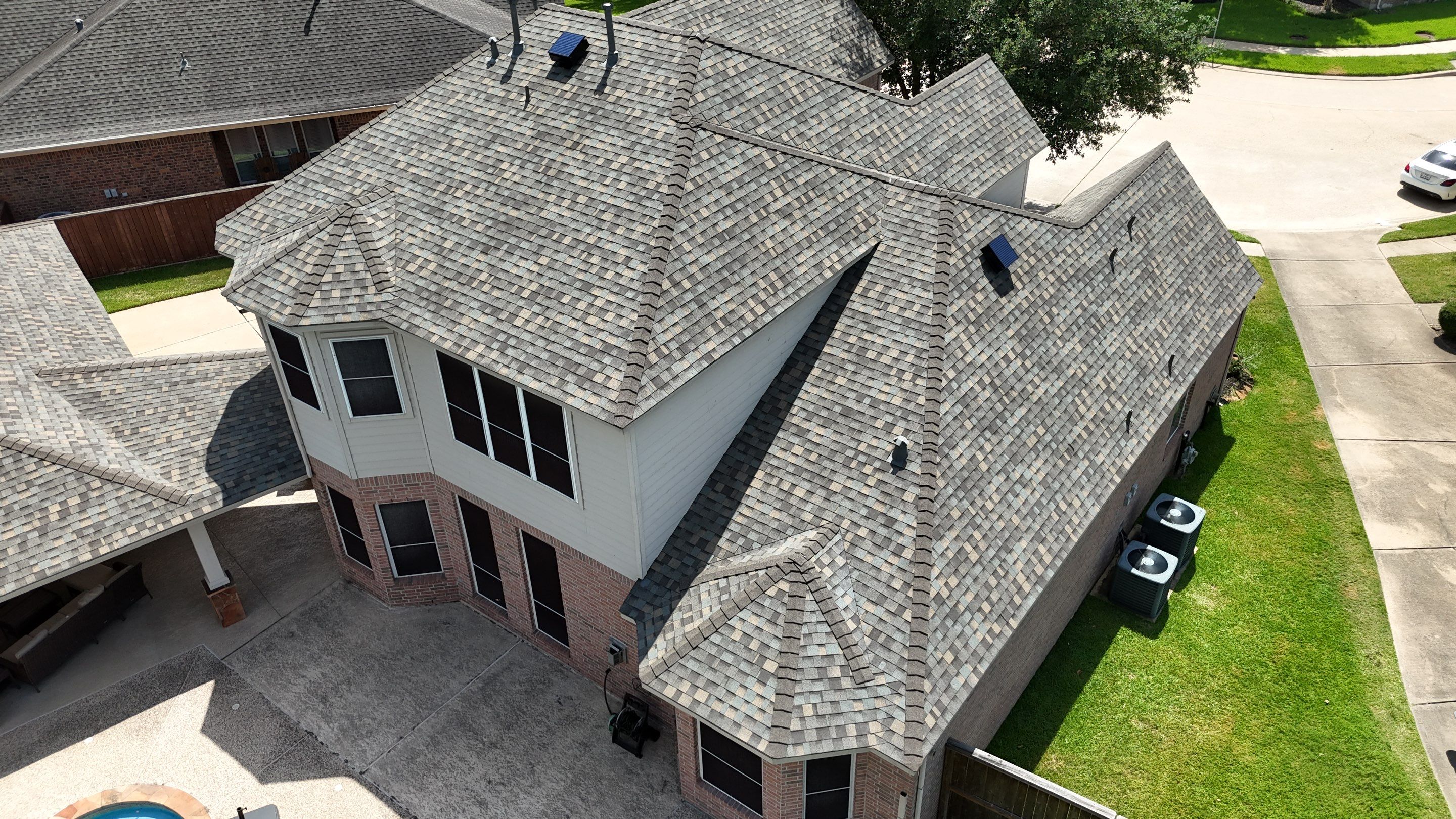Residential Roofing Installation using IKO Nordic in Cypress by Core Four Roofing