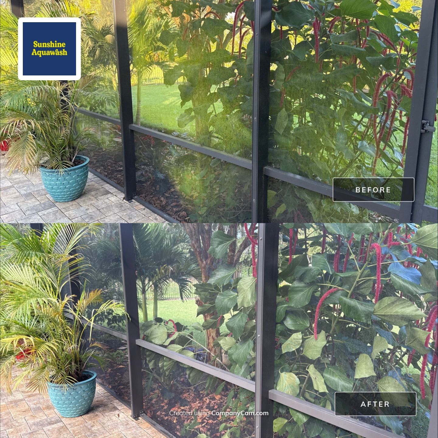 Pool Cage Cleaning | Rye Wilderness, Bradenton FL by Sunshine AquaWash