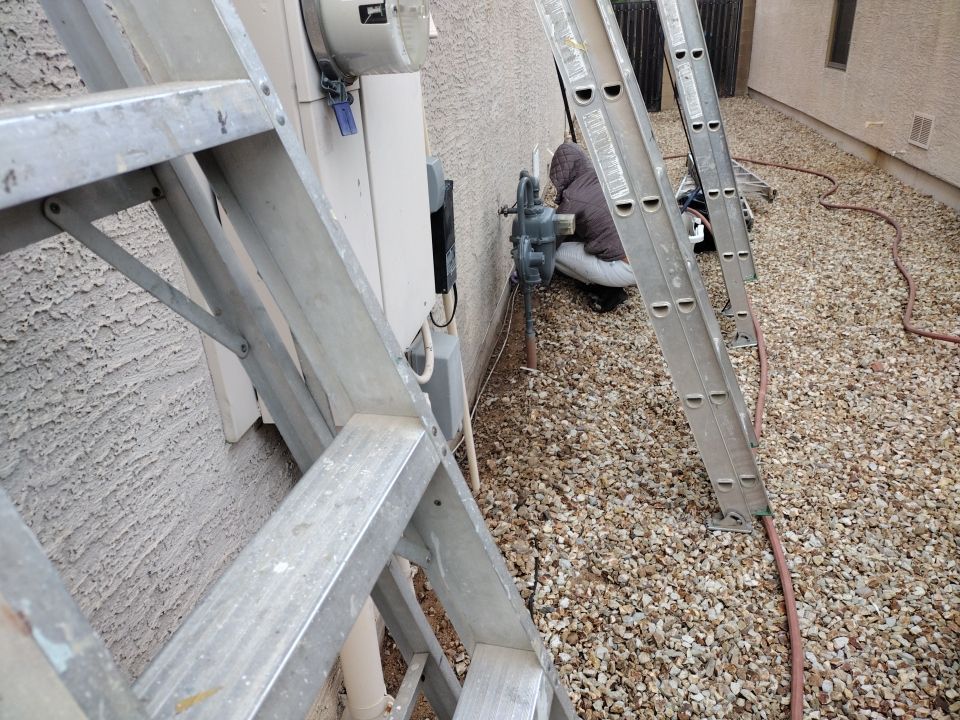 Build Year: 2000; 1950 s.f.; Residential Single Family Home in Phoenix AZ 85024 by Crash of Rhinos Painting & Garage Floors